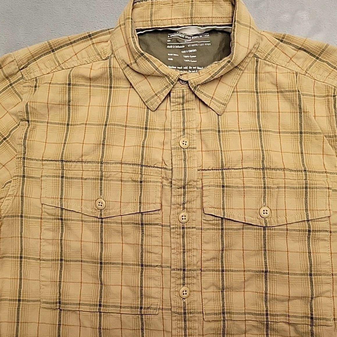 Vintage VINTAGE REI Co op Shirt Womens S Brown Plaid Flannel Long Sleeve Cotton Cabin Casual Size S / US 4 / IT 40 - 2 Thumbnail