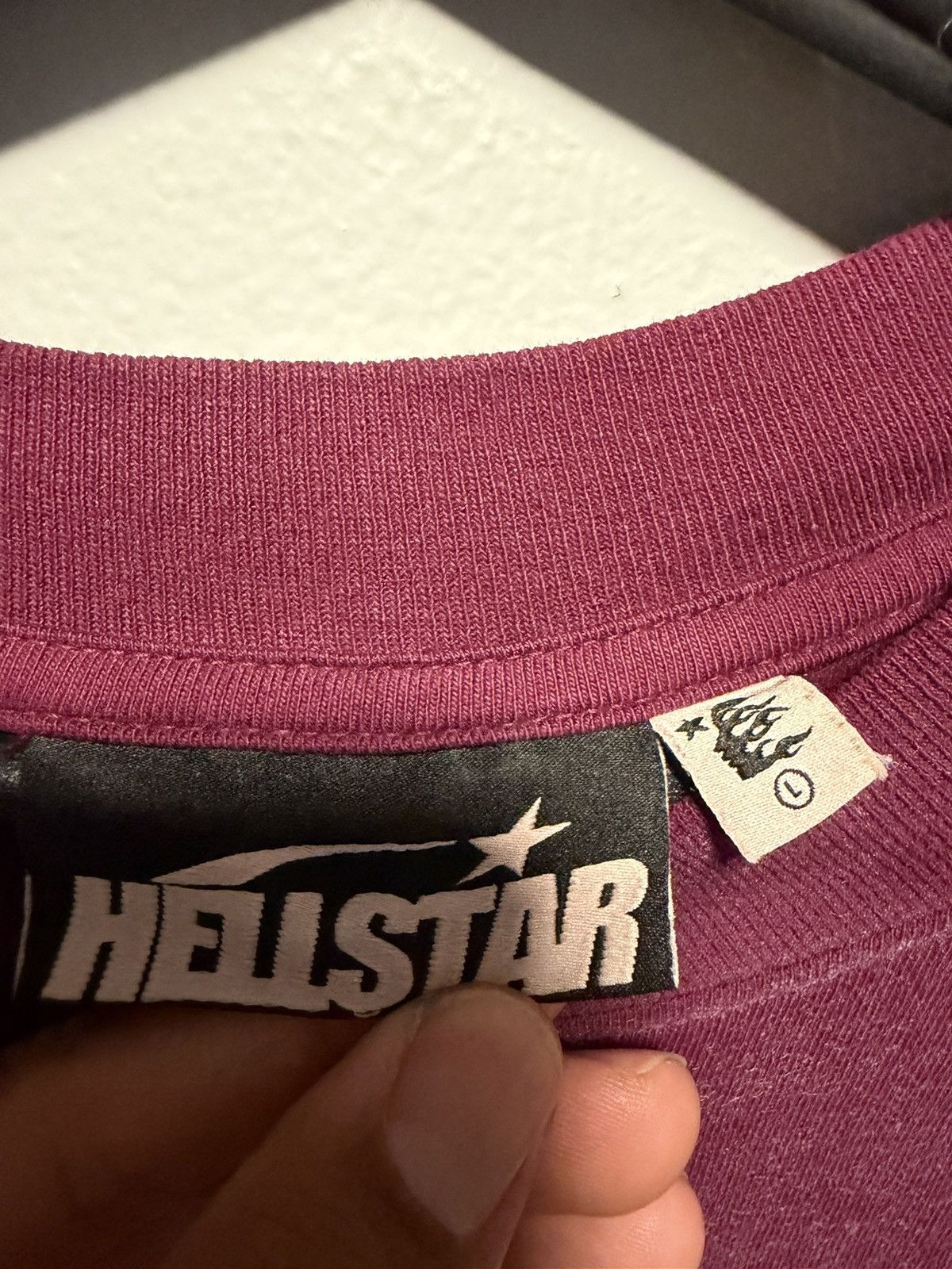 HELLSTAR Hellstar Jesus Burgundy Tee shirt Size Mens Large Size US L / EU 52-54 / 3 - 6 Thumbnail