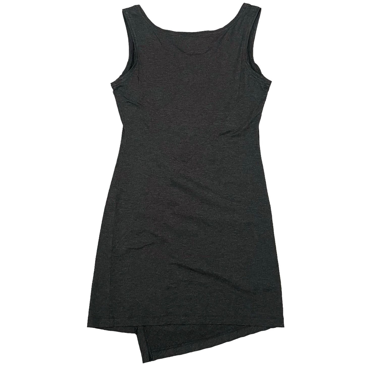 Gary Graham Anagram Jersey Sleeveless Mini Dress Gray Asymmetric Medium Size M / US 6-8 / IT 42-44 - 7 Thumbnail