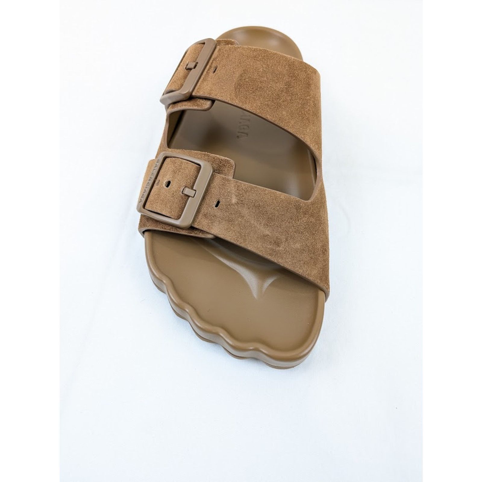 Balenciaga o1rshd1 Q:2 / Suede Sunday Sandals in Brown Size US 12 / EU 45 - 5 Thumbnail