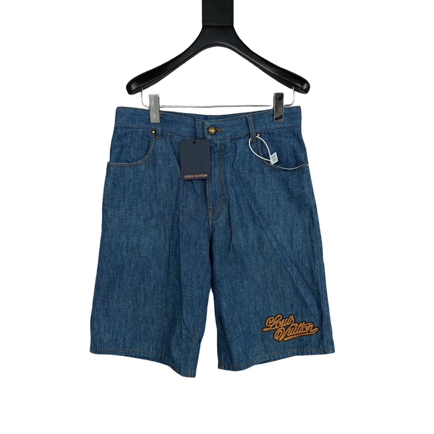 Louis Vuitton Louis Vuitton Rope Logo Denim Shorts US 29 Size US 29 - 1 Thumbnail