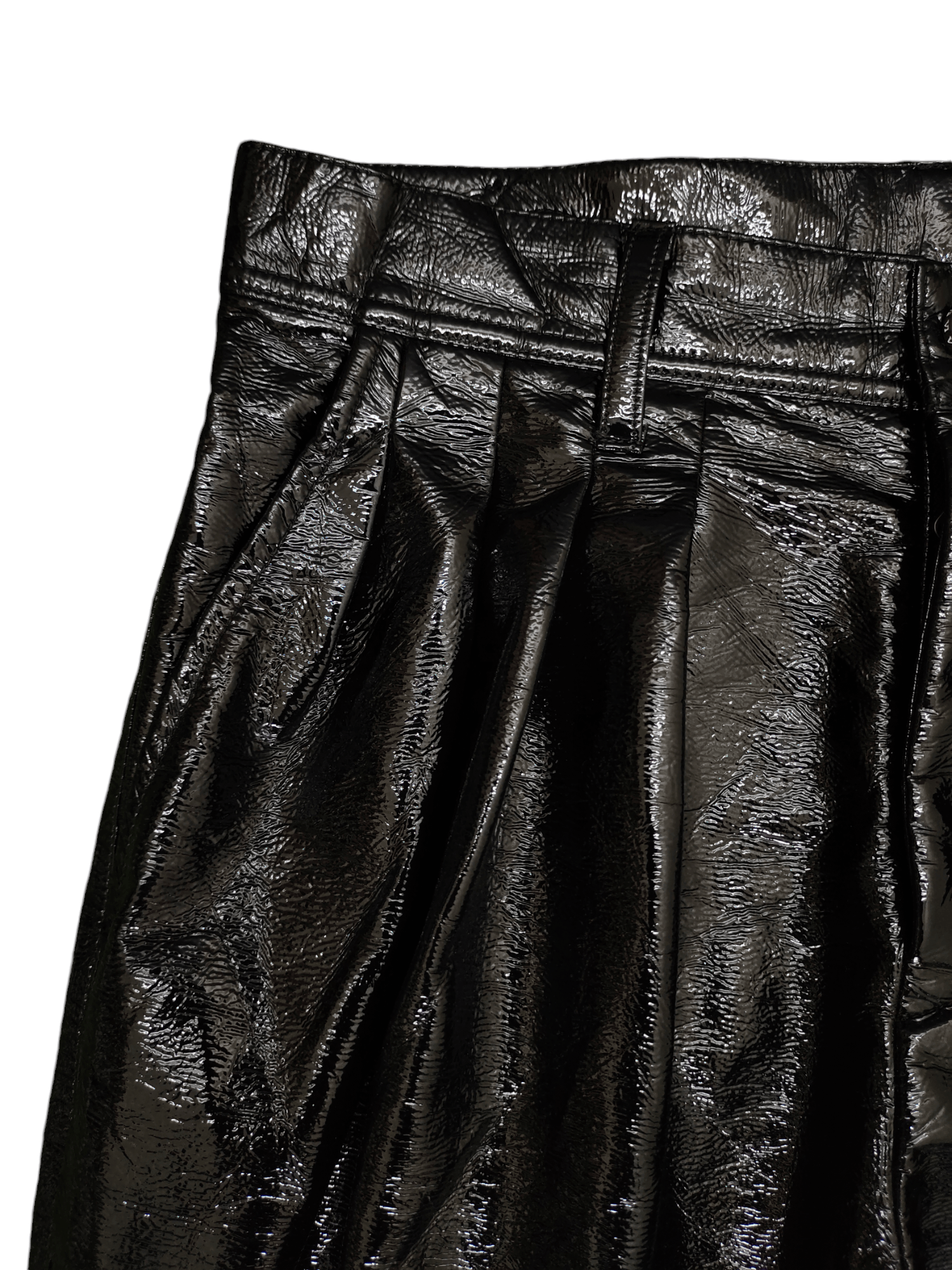 SHAREEF Shareef Japan Glossy Zipper Ankle Balloon Pants Size US 29 - 4 Thumbnail
