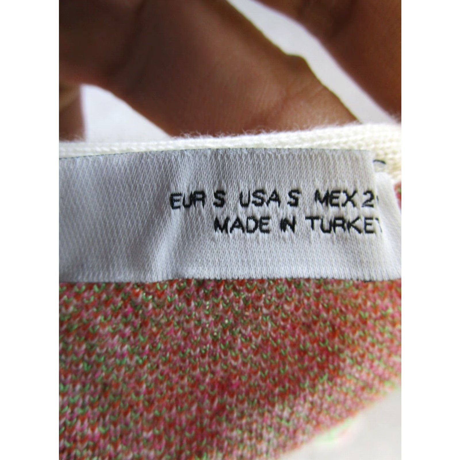 Zara Zara Dress Womens Small White Green Orange Floral Halter Size S / US 4 / IT 40 - 4 Thumbnail