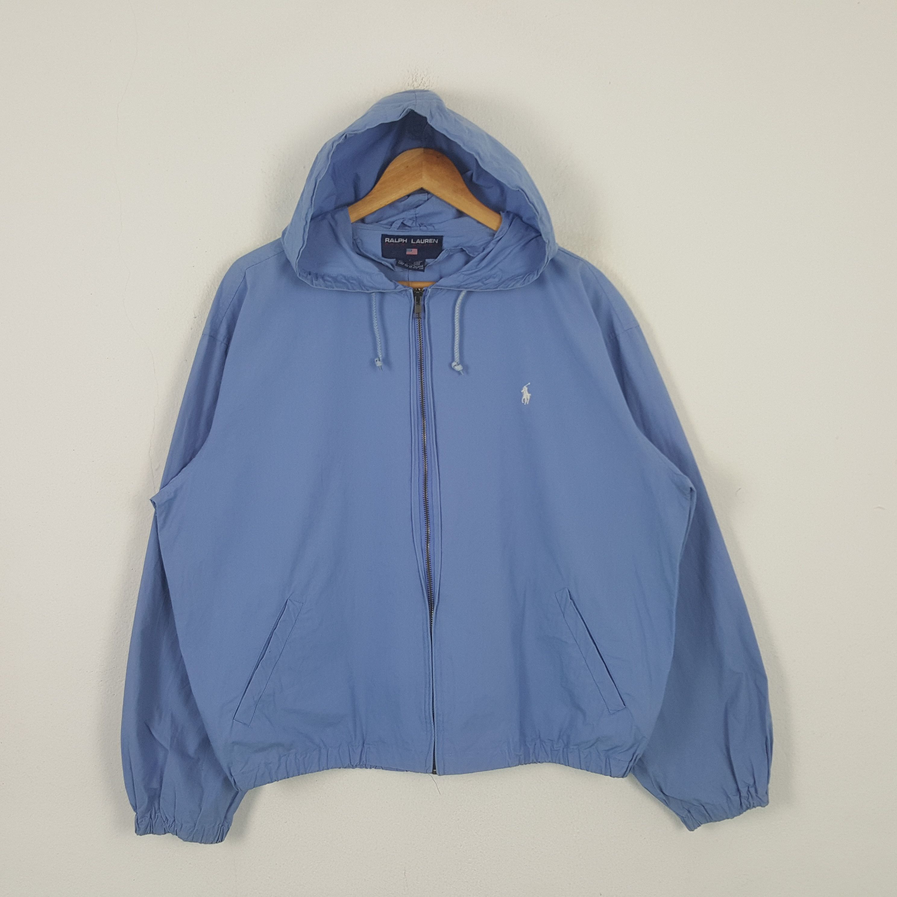 Ralph Lauren Vintage Ralph Lauren Windbreaker Sport Jacket 34 Size US XL / EU 56 / 4 - 1 Thumbnail