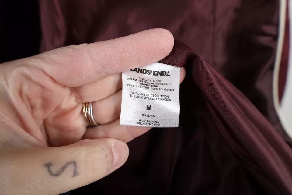 Lands' End × Vintage New Lands End 3 In 1 System Hooded Jacket Puffer Vest Red Size M / US 6-8 / IT 42-44 - 14 Thumbnail