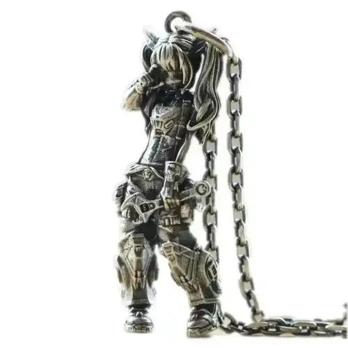Jewelry Anime Girl Pendant Necklace Size ONE SIZE - 2 Thumbnail