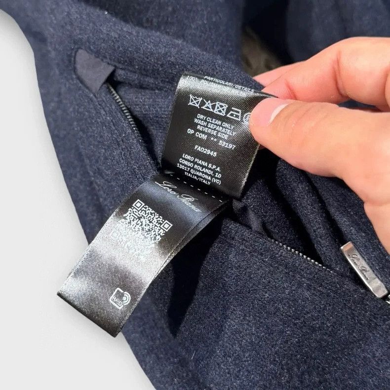 Loro Piana LORO PIANA Cashmere Bomber Jacket 96% Cashmere and 4% Nylo Size US M / EU 48-50 / 2 - 7 Thumbnail