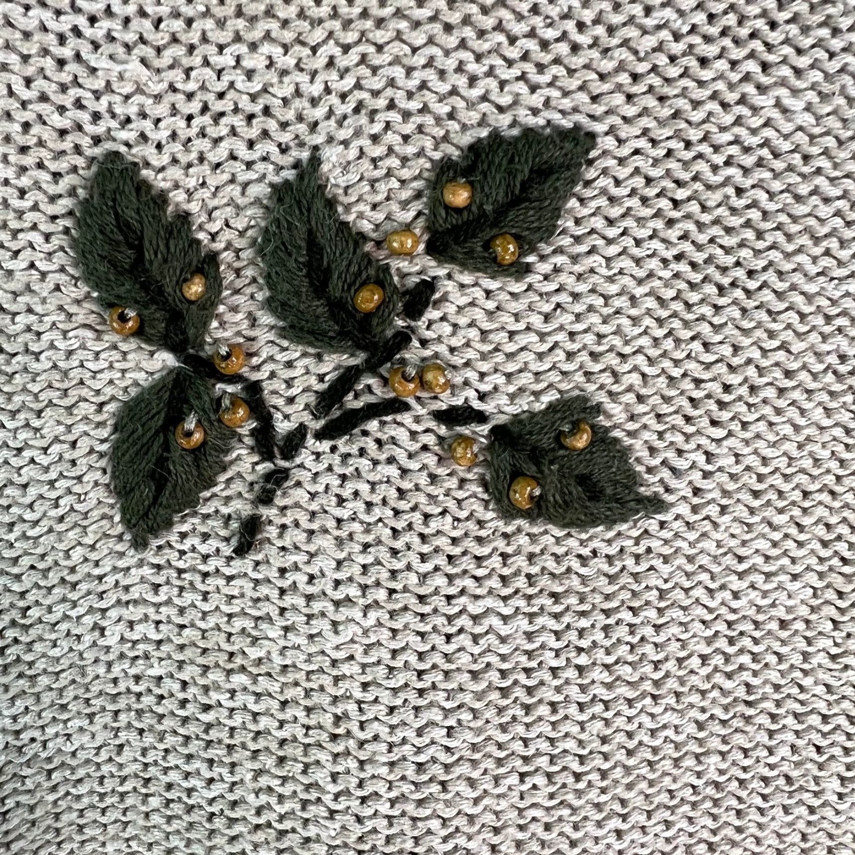 Vintage VINTAGE Christopher & Banks Cardigan Shirt Womens L Brown Embroidered Open-Knit 44in Chest 23in Length Size L / US 10 / IT 46 - 5 Thumbnail