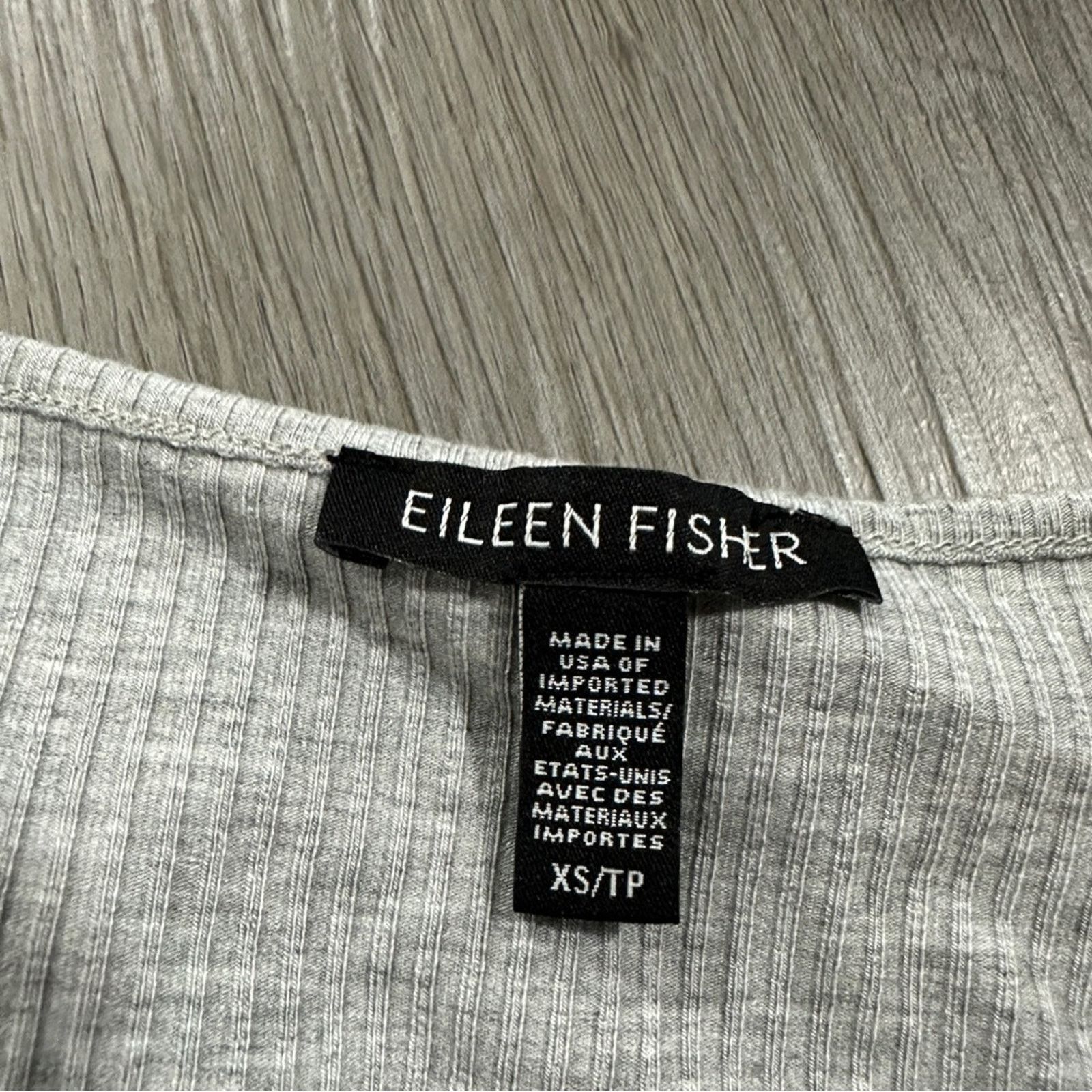 Eileen Fisher Eileen Fisher Dark Pearl Tencel Rib Crewneck Midi Dress Size XS / US 0-2 / IT 36-38 - 7 Thumbnail
