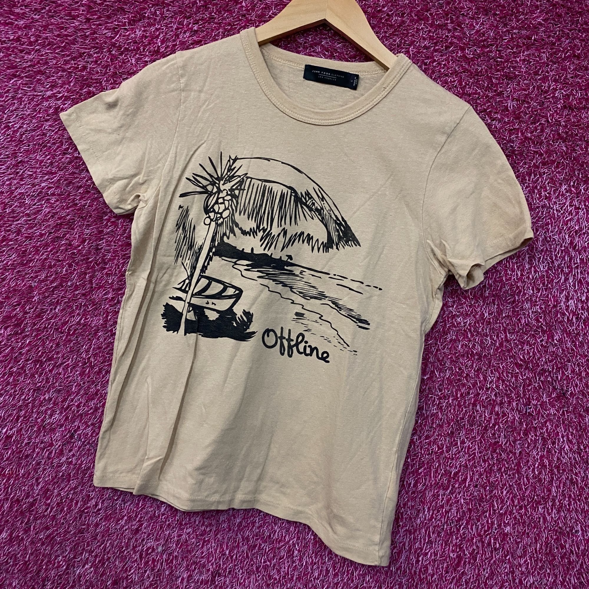 Junk Food Junk Food Clothing Offline Original T-Shirt Large Size US L / EU 52-54 / 3 - 3 Thumbnail