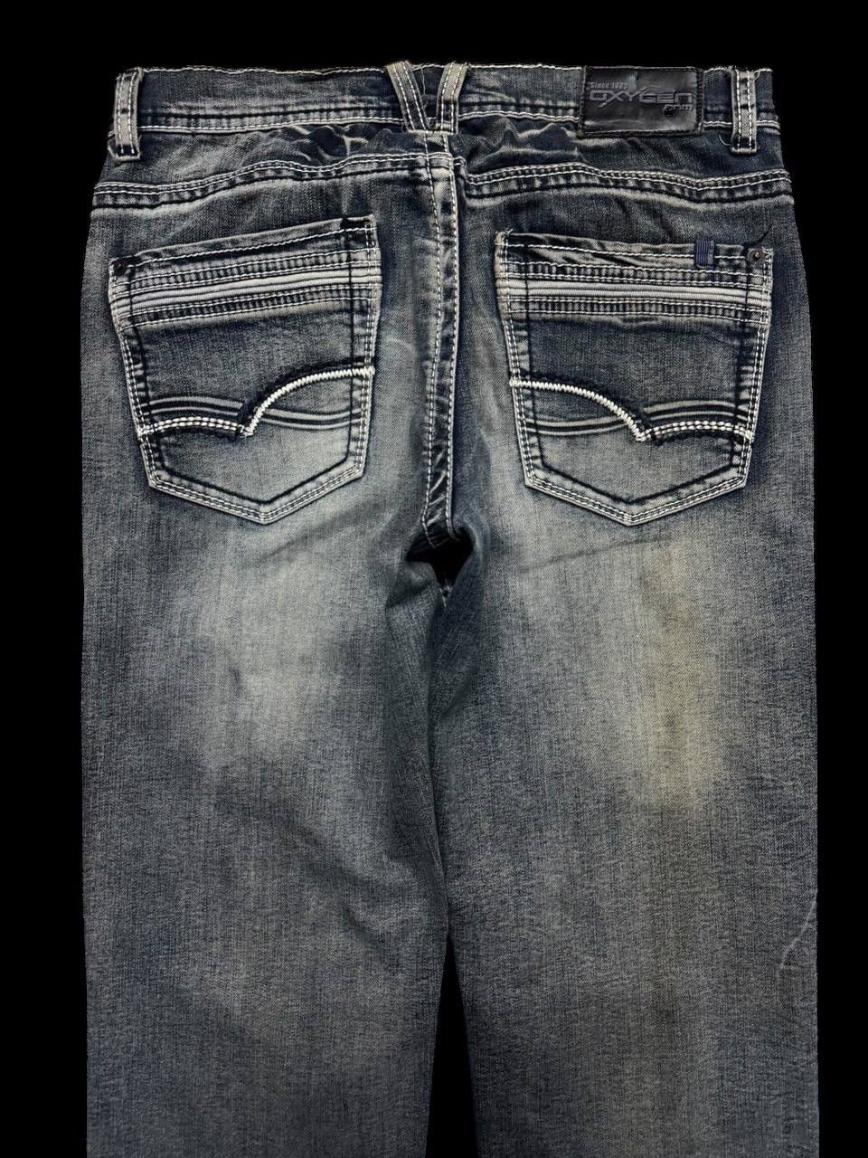 Other Sick 90s Style Oxygen Rusty Mudwash Acid Style Clawmark Jean Size US 31 - 14 Thumbnail
