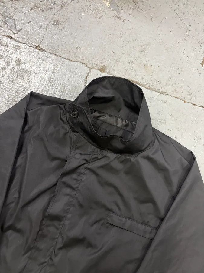 Yves Saint Laurent AW2003 Yves Saint Laurent Black Asymmetrical Classy Windbreaker Jacket Size US M / EU 48-50 / 2 - 4 Thumbnail
