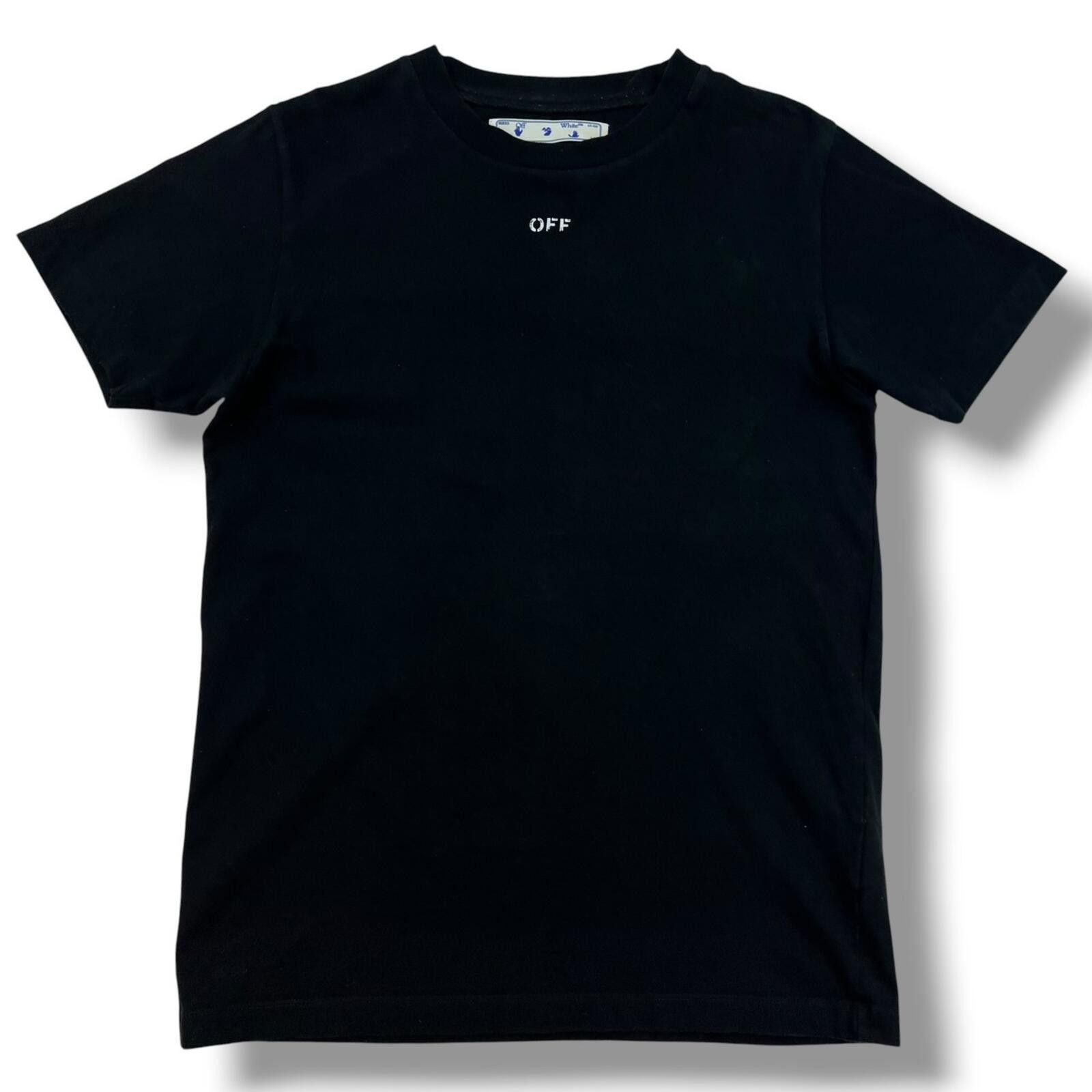 Off-White Off-White Stencil Arrows Black T Shirt Size US S / EU 44-46 / 1 - 3 Thumbnail