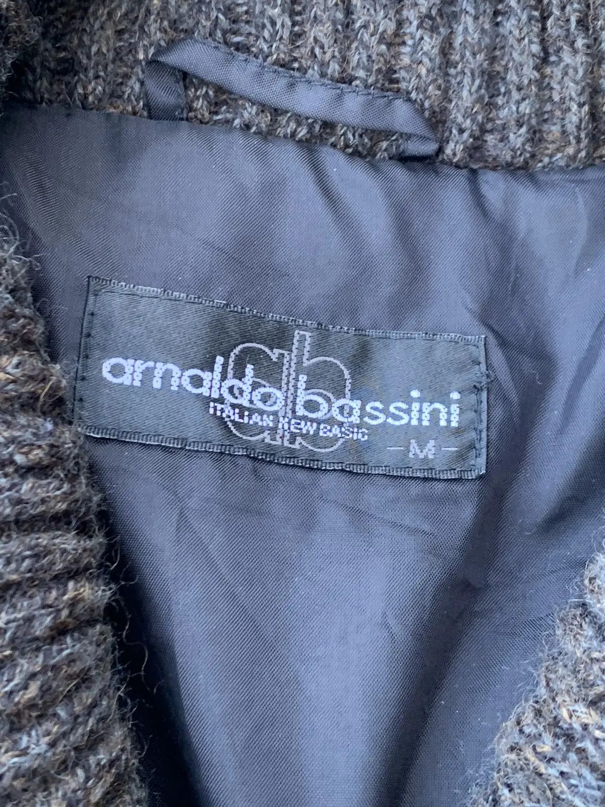 Vintage Arnold bassini Italian vintage knit cardigan. Size US L / EU 52-54 / 3 - 4 Thumbnail