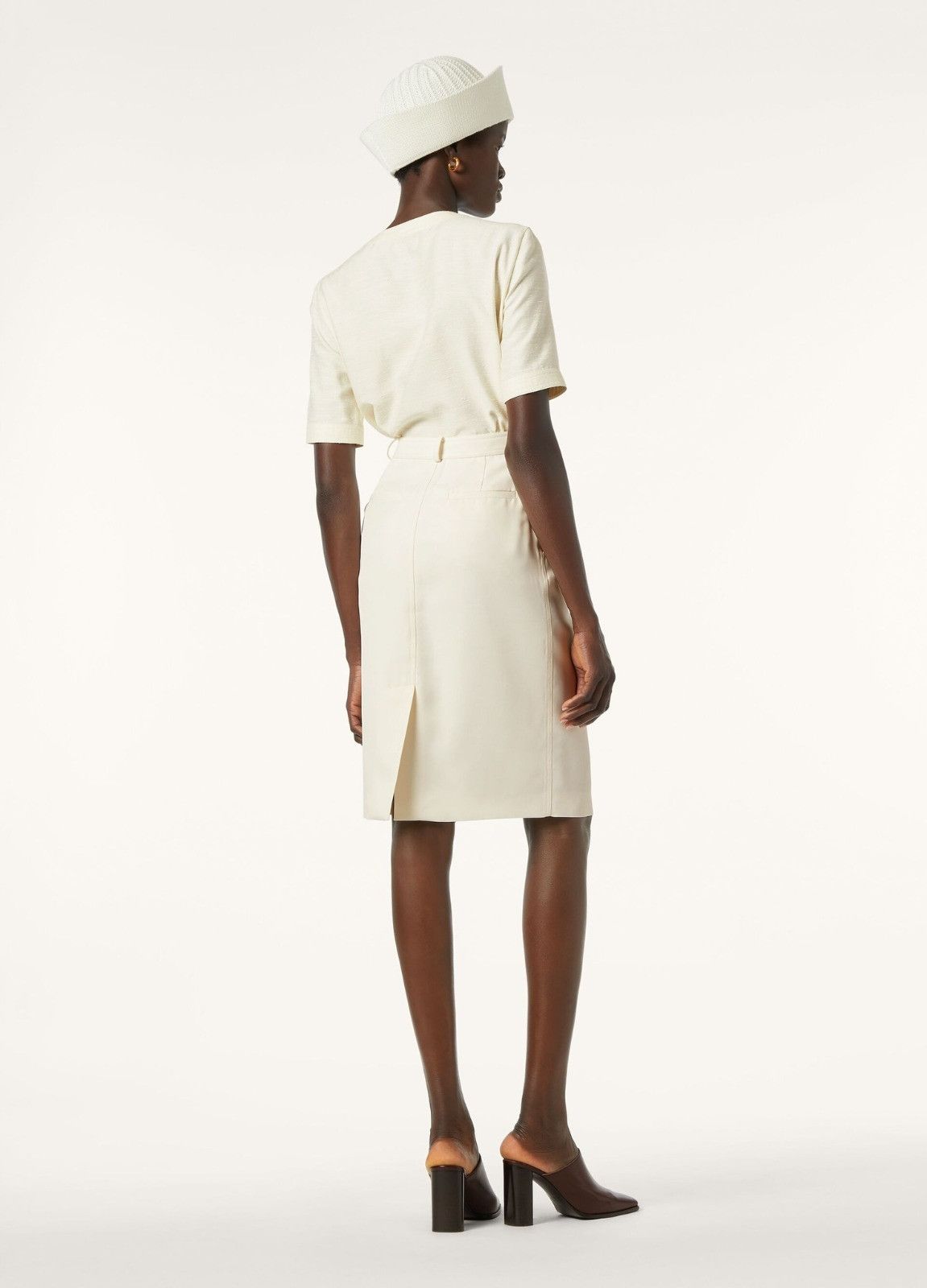 Loro Piana o1srvl11e0526 FAP2867 Jadyn Shirt in Cream Size M / US 6-8 / IT 42-44 - 5 Thumbnail