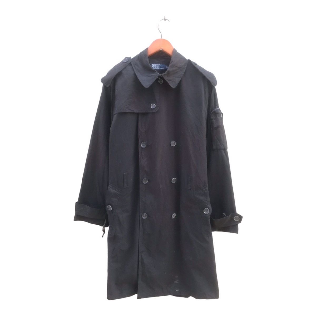 ジャケット・アウター 90s Polo by Ralph Lauren trench coat Vintage Polo by Ralph Lauren unisex Trench Coat - Tan