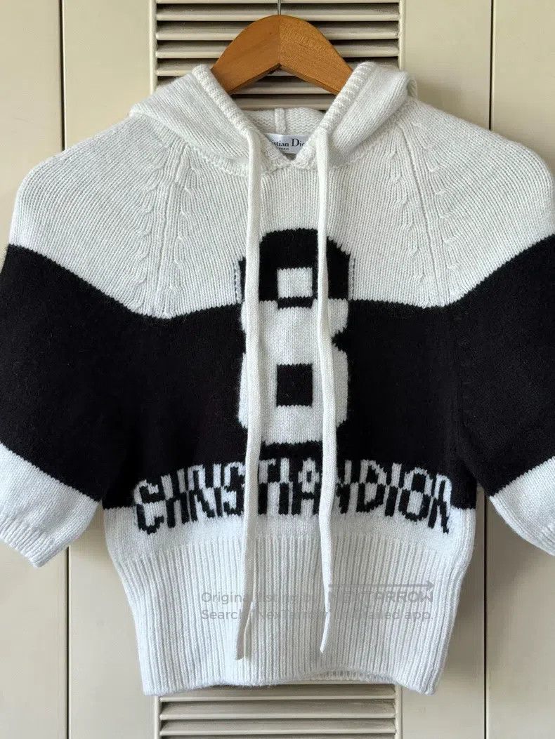 Dior Dior Lucky Number 8 Hooded Knitwear sweater Size XXS / US 00 / IT 34 - 3 Thumbnail