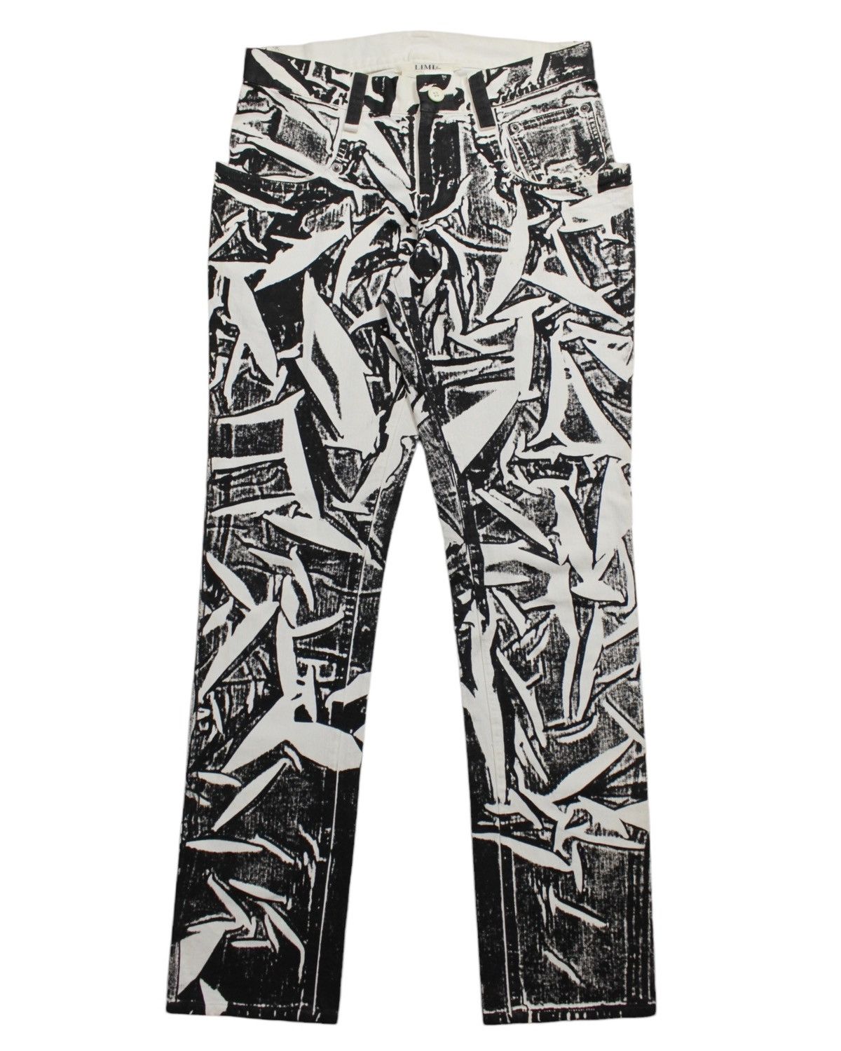 Yohji Yamamoto SS2002 LIMI FEU DESIGNED BY LIMI YAMAMOTO WRINKLE PRINT Size US 30 / EU 46 - 1 Thumbnail