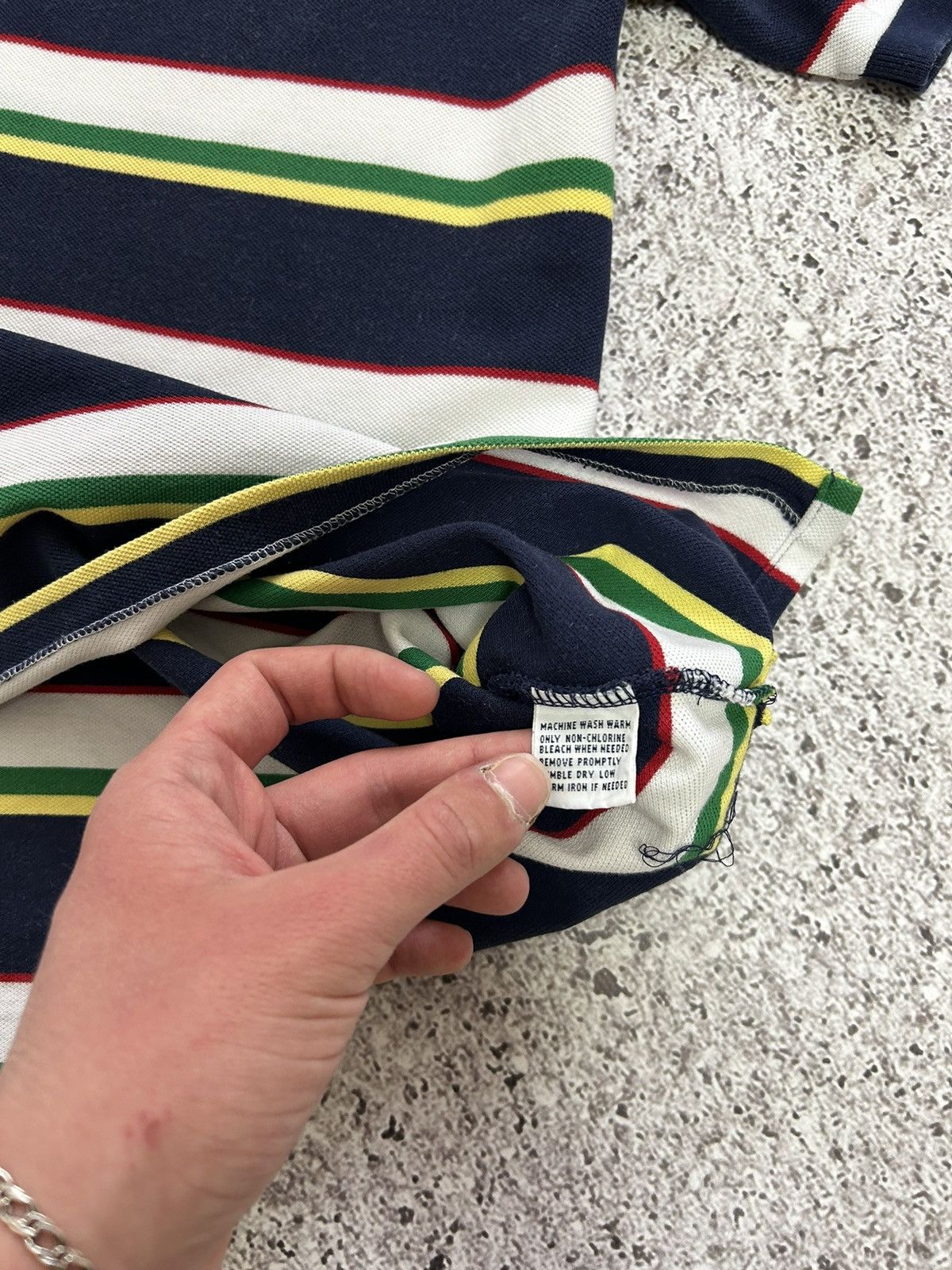 Polo Ralph Lauren × RRL Ralph Lauren × Rugby Ralph Lauren Vintage 90s Polo Ralph Lauren Classic Logo Polo T-Shirt Size US XXL / EU 58 / 5 - 7 Thumbnail