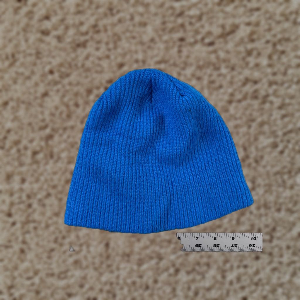 Vintage Connectyle Beanie Hat Adult One Size Blue Knit 100% Acrylic Winter Snow Ski Beanie Mens Womens Unisex Size ONE SIZE - 1 Thumbnail
