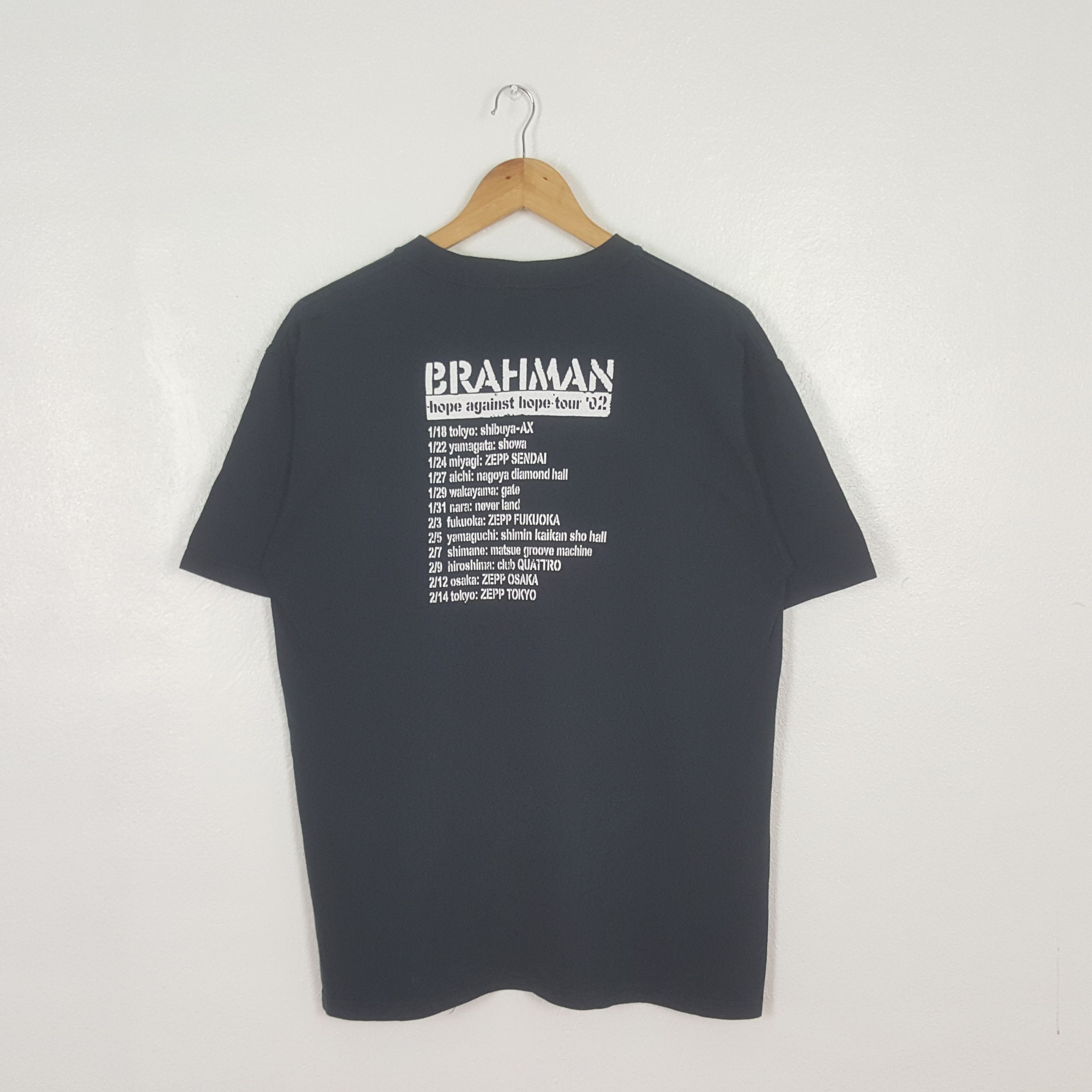 Band Tees Vintage Brahman Japanese Punk Rock Band Tshirt C312N18 Size US M / EU 48-50 / 2 - 3 Thumbnail