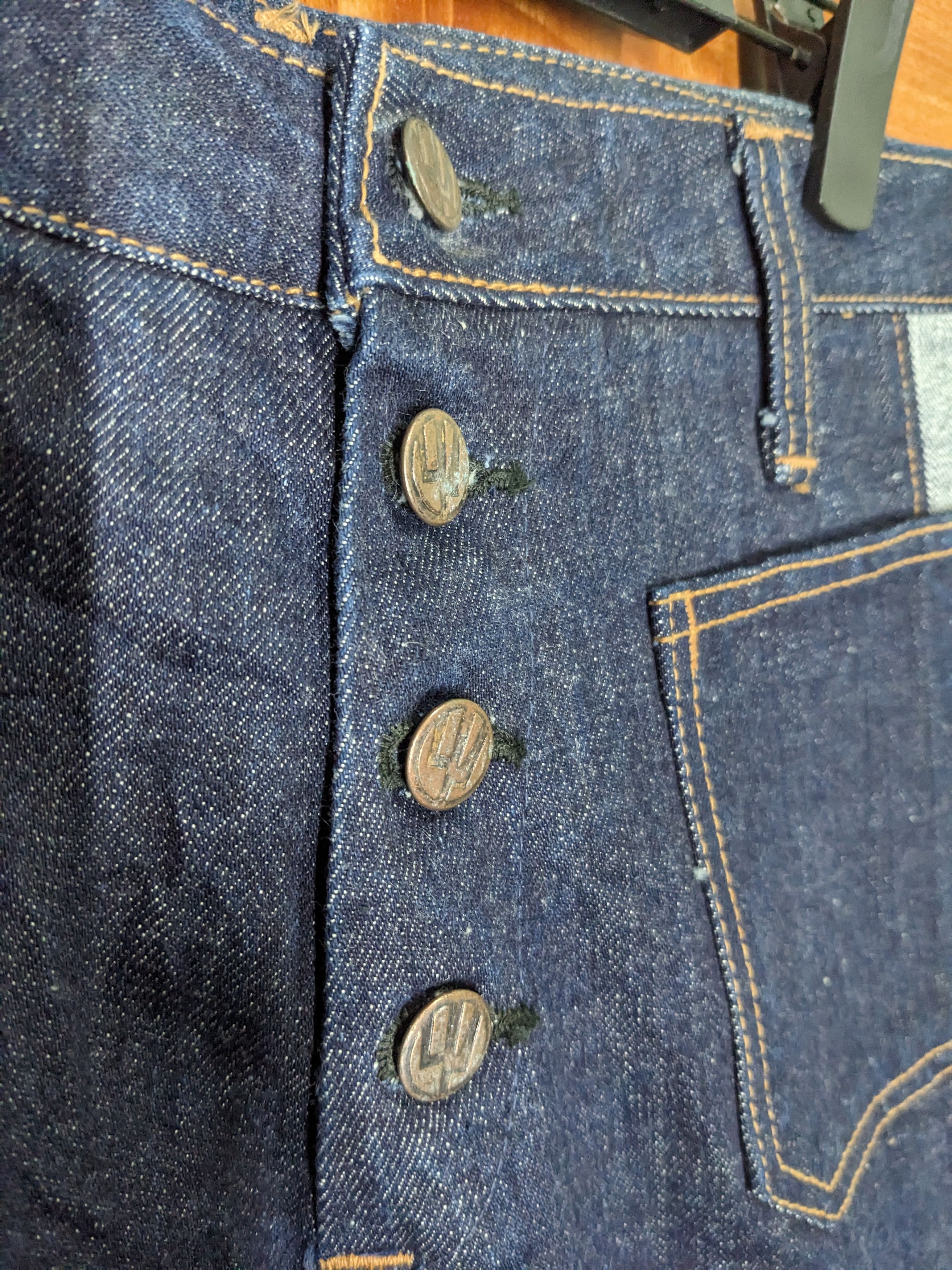 Denime Cactus Jeans Vintage Flare Denim Size 31" - 7 Thumbnail