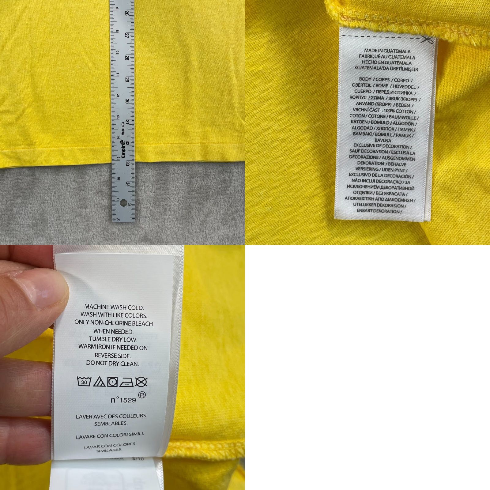 Polo Ralph Lauren Polo Ralph Lauren T Shirt Men XLT Tall Yellow Embroidered Parrot RL 1967 NWT Size US XL / EU 56 / 4 - 8 Thumbnail