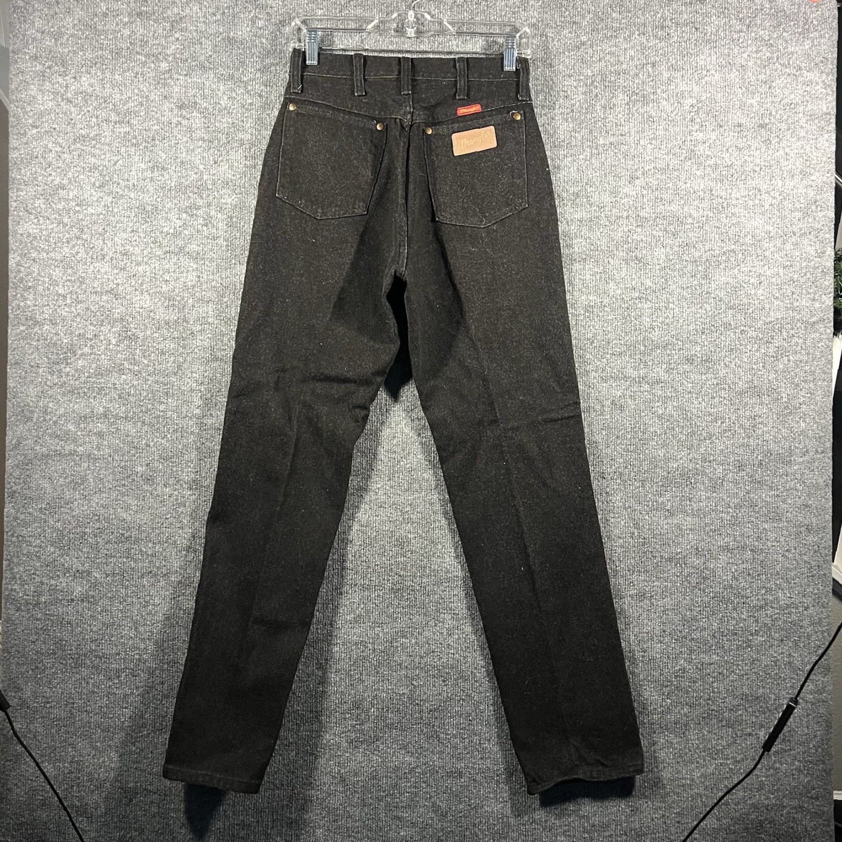 Wrangler VINTAGE Wrangler Jeans Women 27x31 Black Denim USA Made 90s Western 14MWZ Size 27" / US 4 / IT 40 - 2 Thumbnail