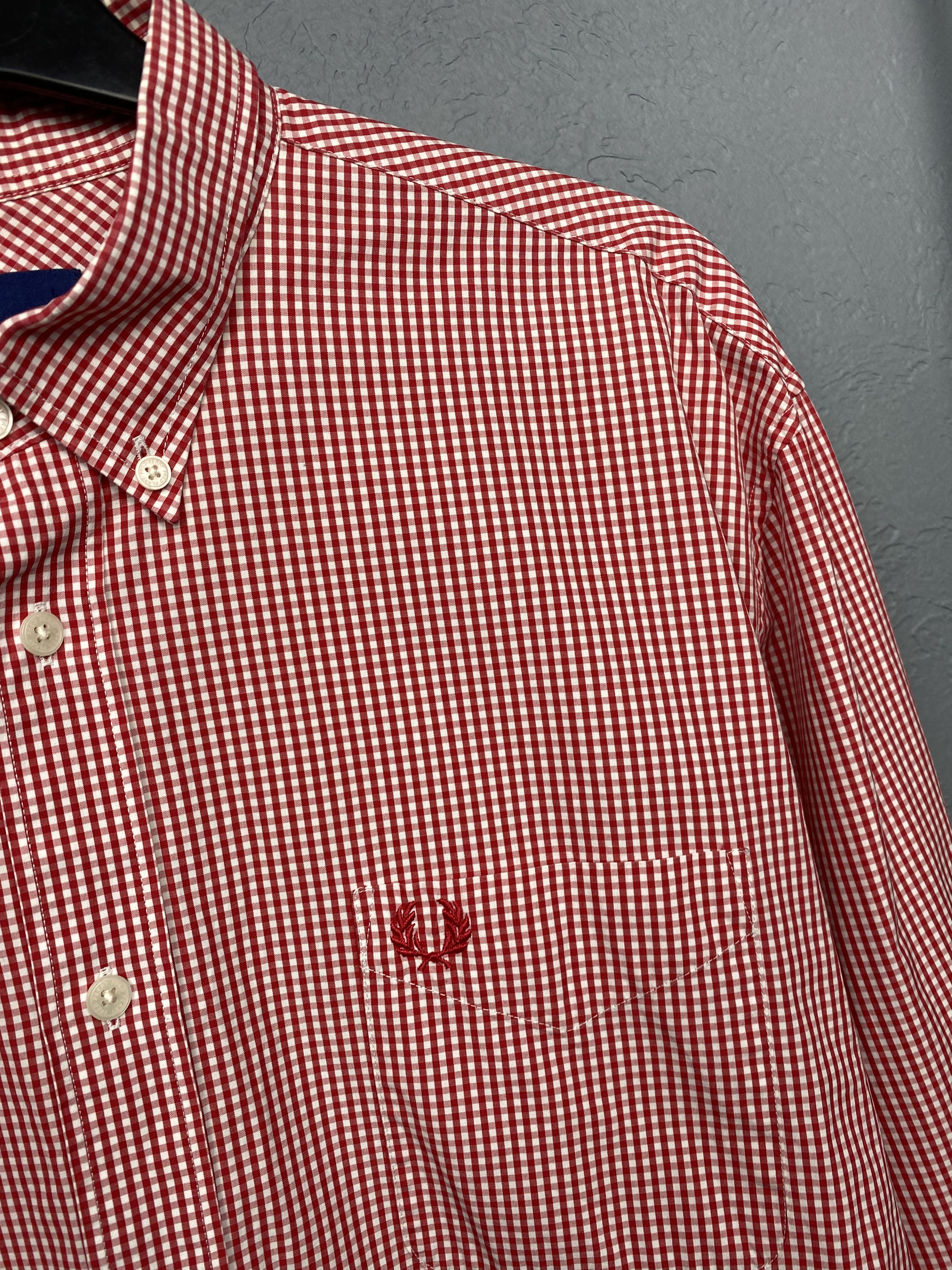 Fred Perry × Vintage Fred Perry Vintage Mens Long Sleeve Shirt Size US XL / EU 56 / 4 - 3 Thumbnail