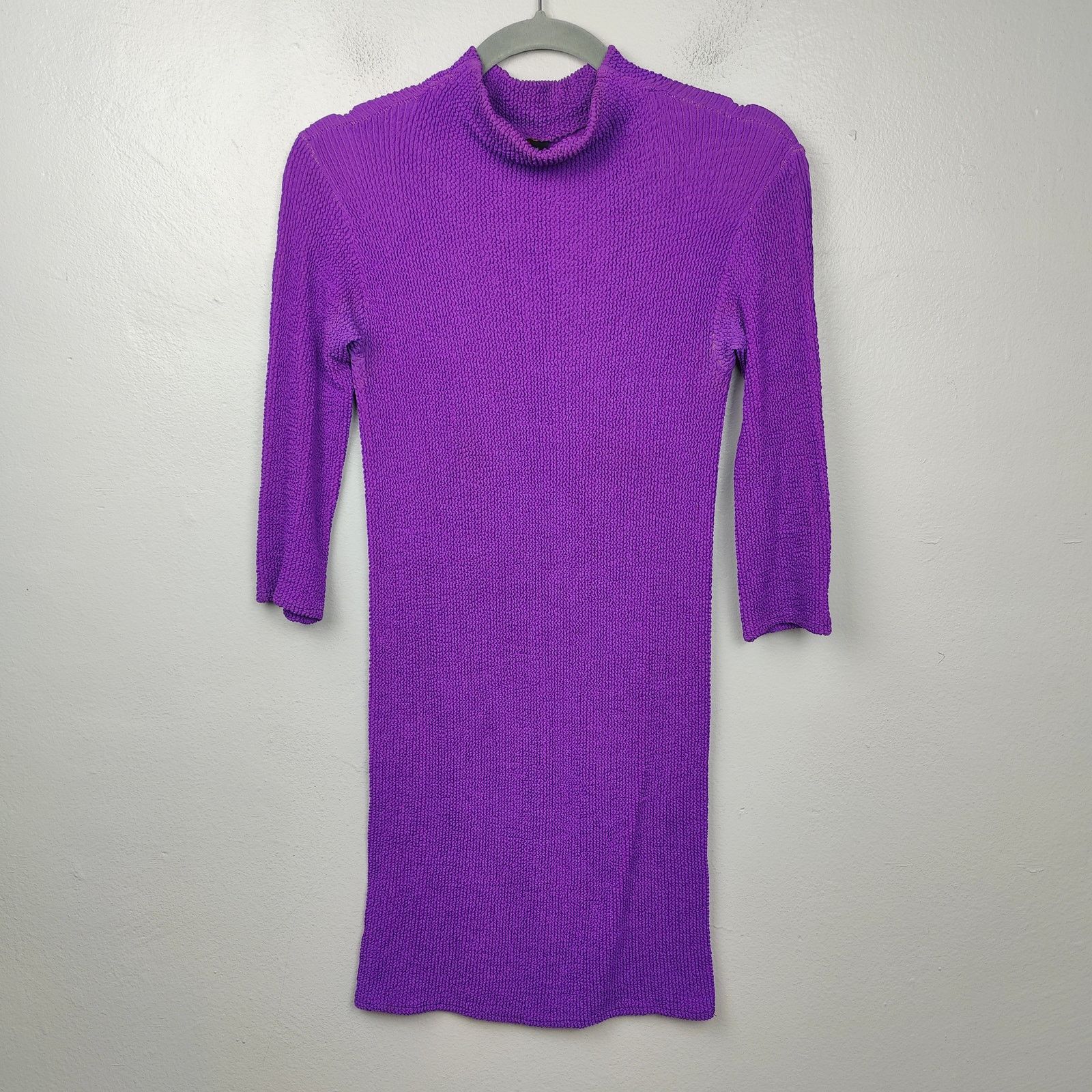 Tripp NYC Vintage Tripp NYC Crinkle Dress Womens Small Purple Size S / US 4 / IT 40 - 1 Thumbnail