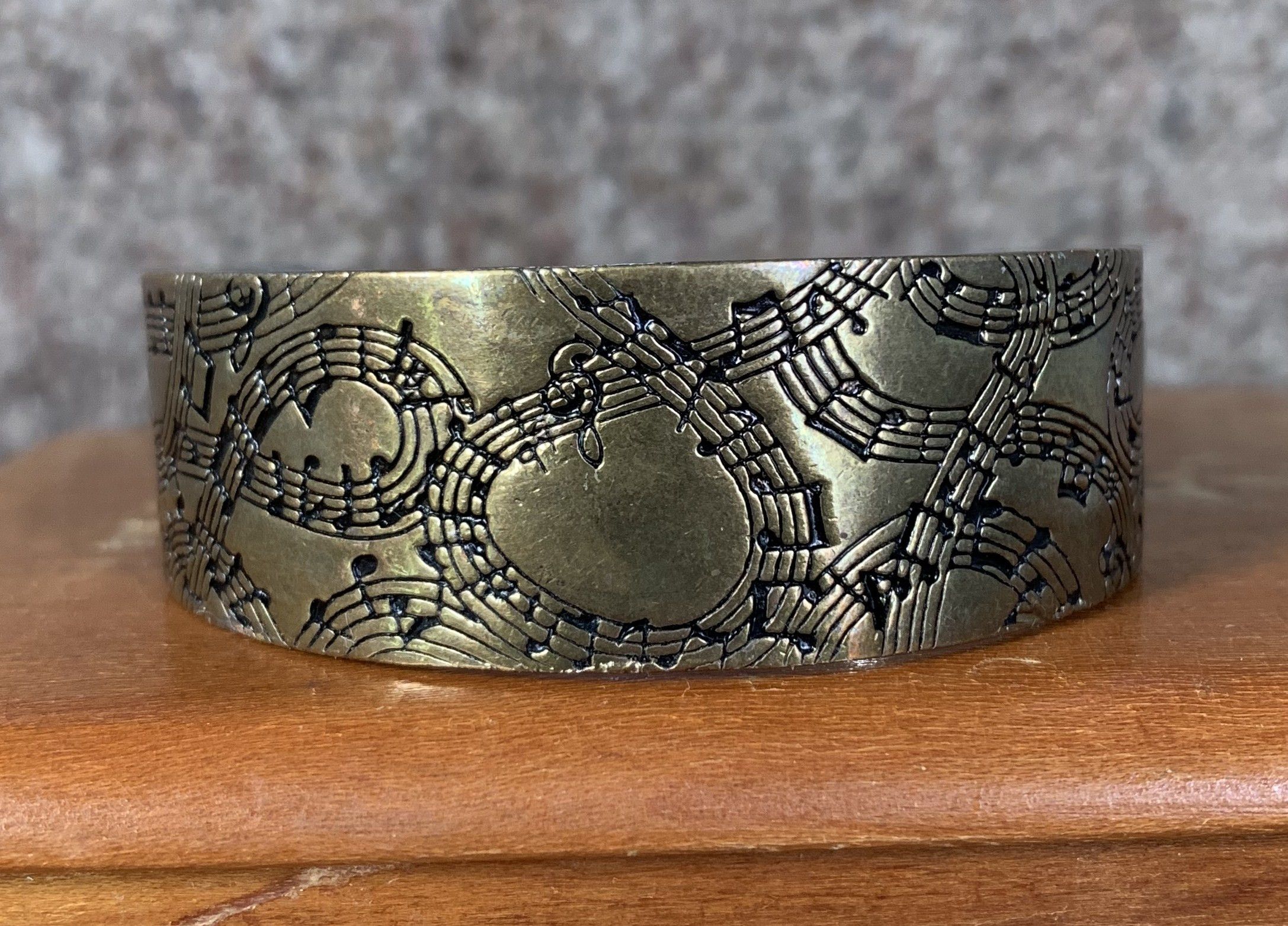 Number (N)ine Number (N)ine Music Notes Bangle Bracelet | Grailed