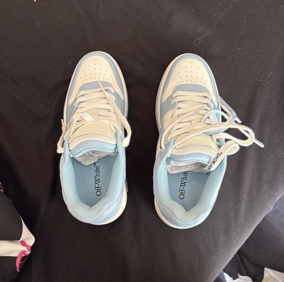 Off-White Off-White Out Of Office Low–White/Light Blue – EU 37 (US 7) Size US 7 / EU 40 - 3 Thumbnail