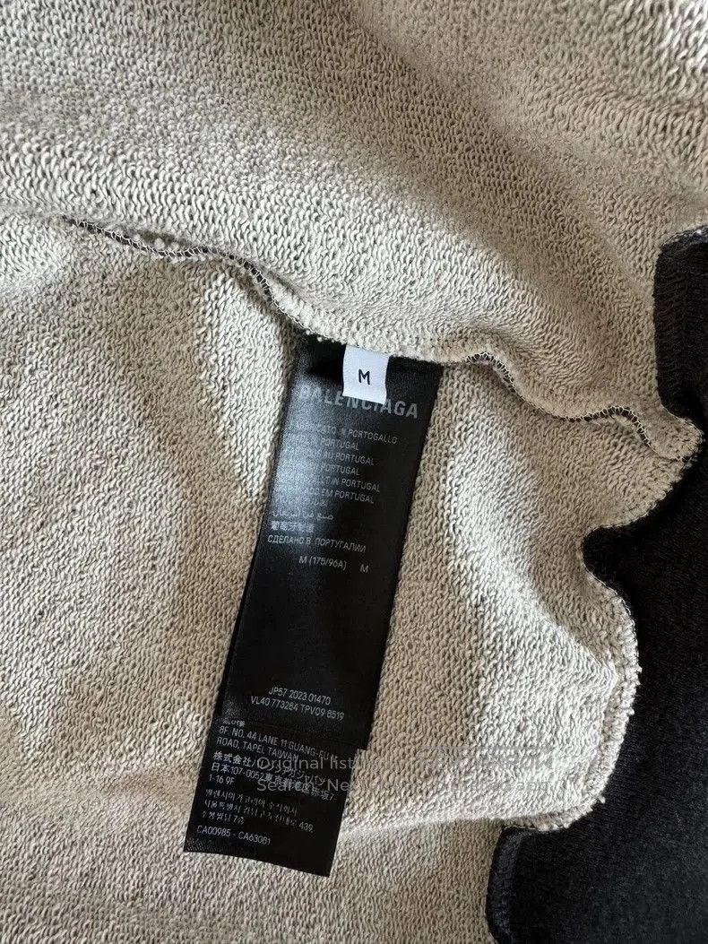 Balenciaga Balenciaga Small Gray Sweatshirt Jacket. Size US M / EU 48-50 / 2 - 6 Thumbnail