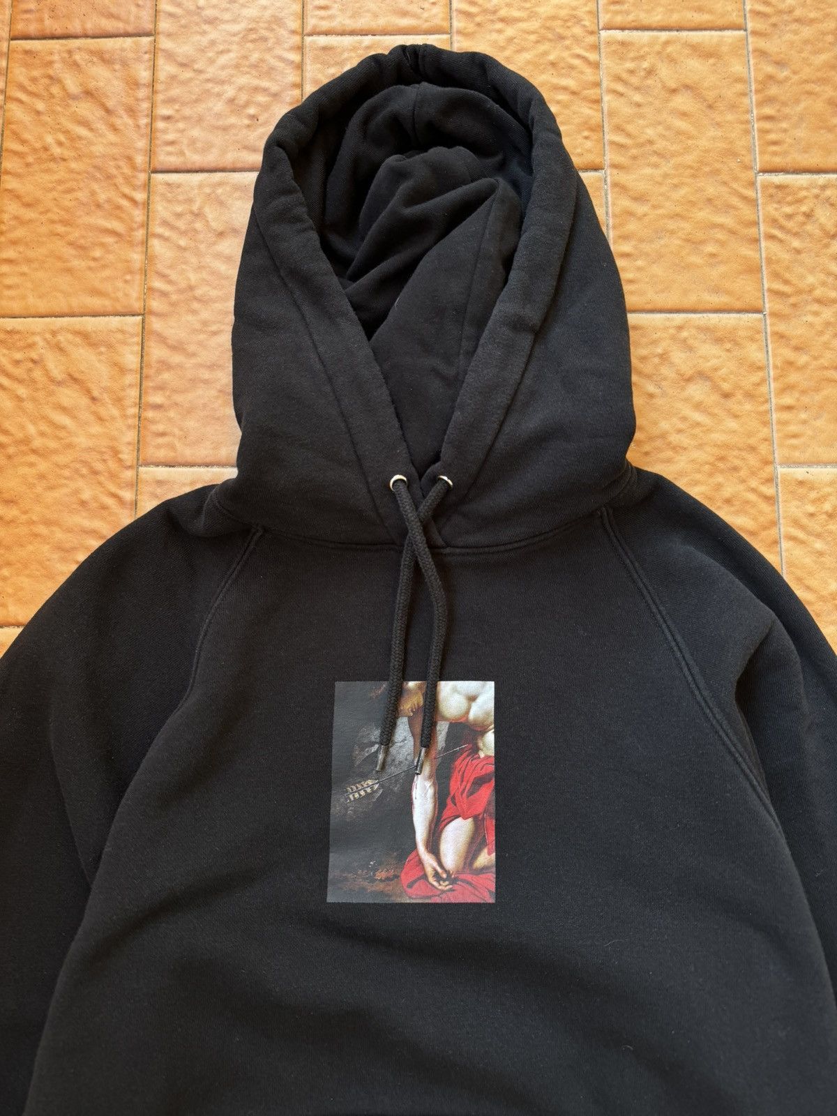 Vintage PRINTED HOODIE Size US M / EU 48-50 / 2 - 1 Thumbnail
