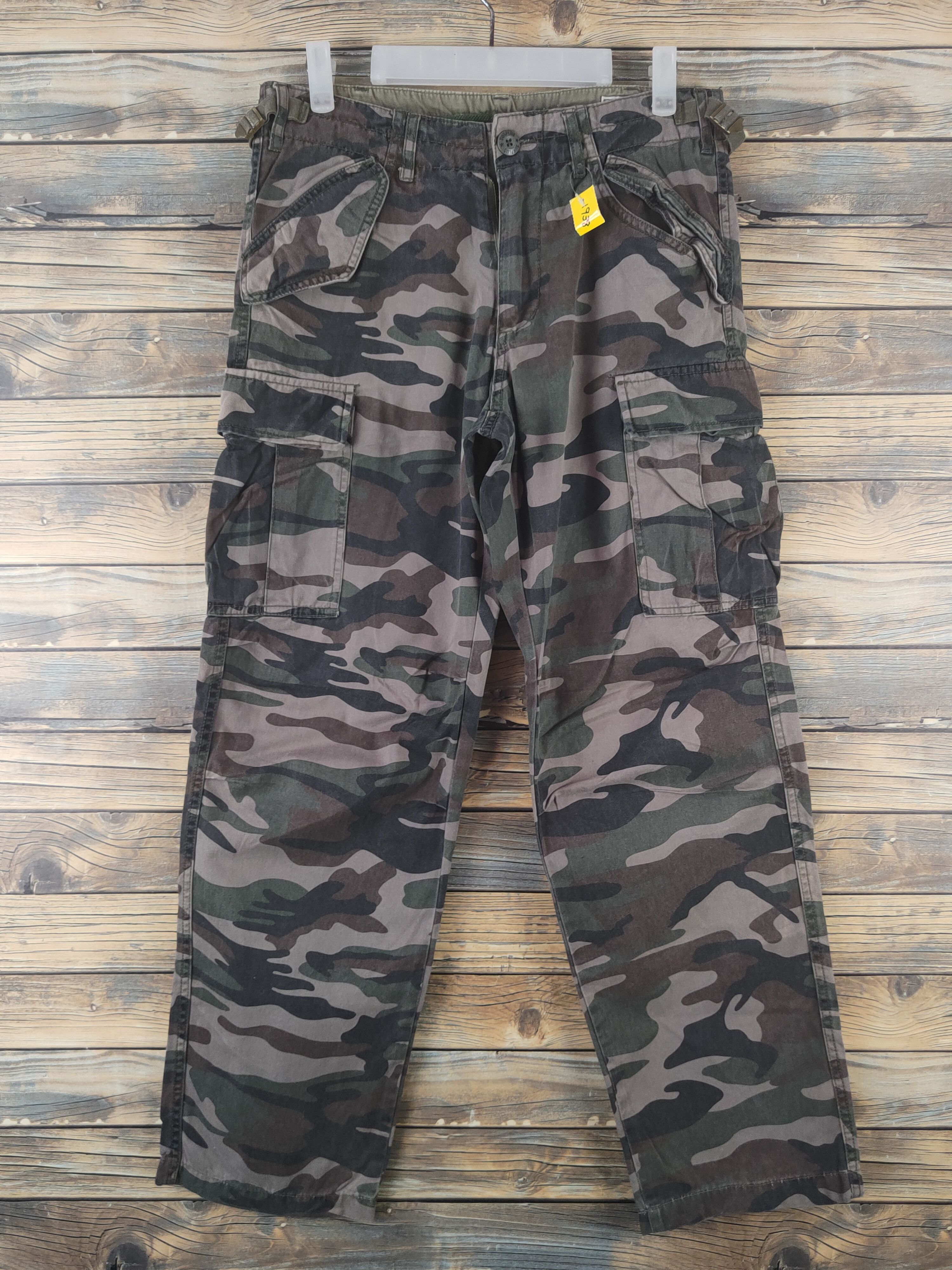 Surplus Research DL Surplus Camouflage Multipocket Cargo Pants #1938 Size US 30 / EU 46 - 1 Thumbnail