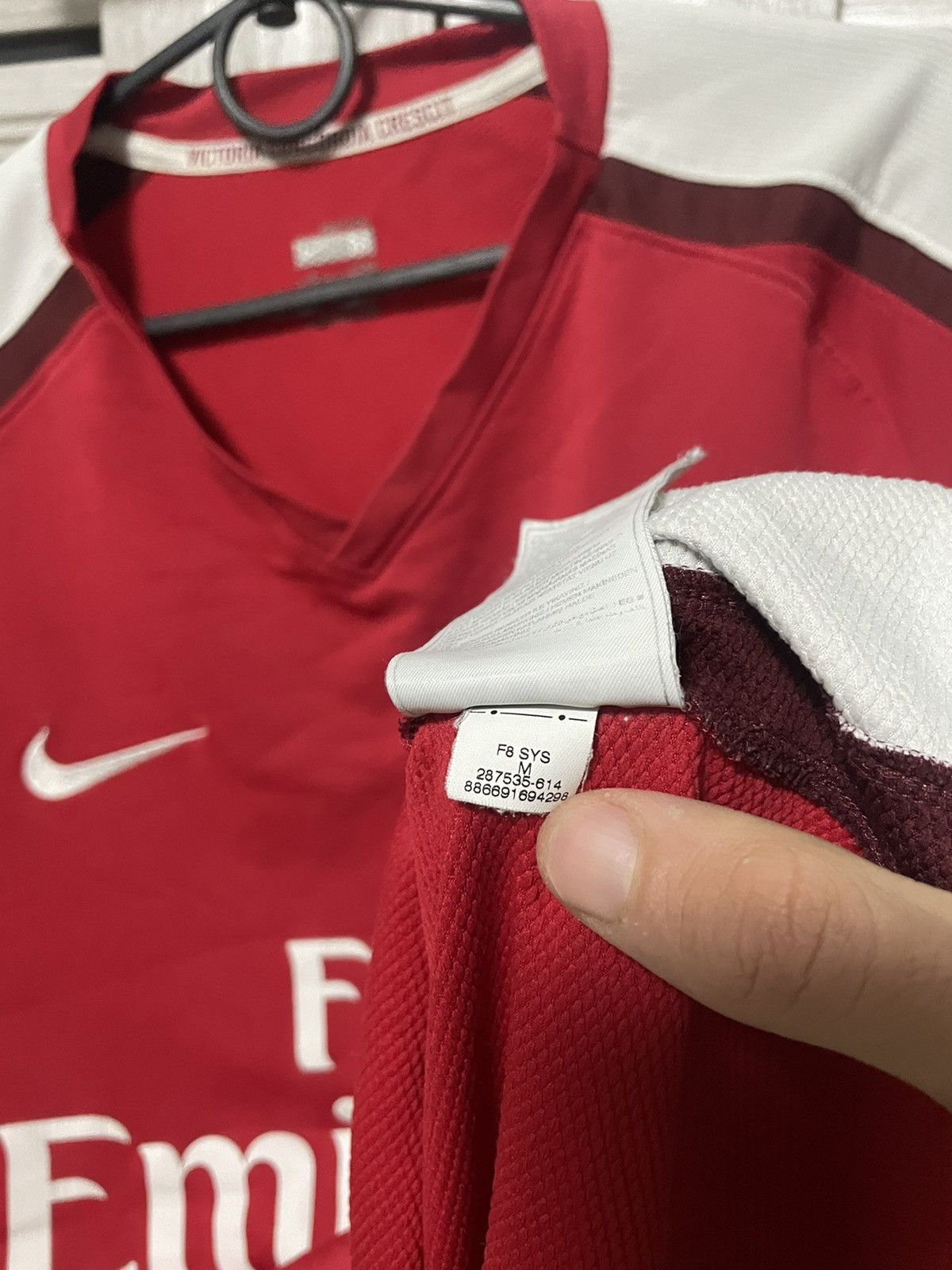 Nike Vintage Nike Arsenal London 08/09 Home Jersey Soccer Shirt M Size US M / EU 48-50 / 2 - 12 Thumbnail