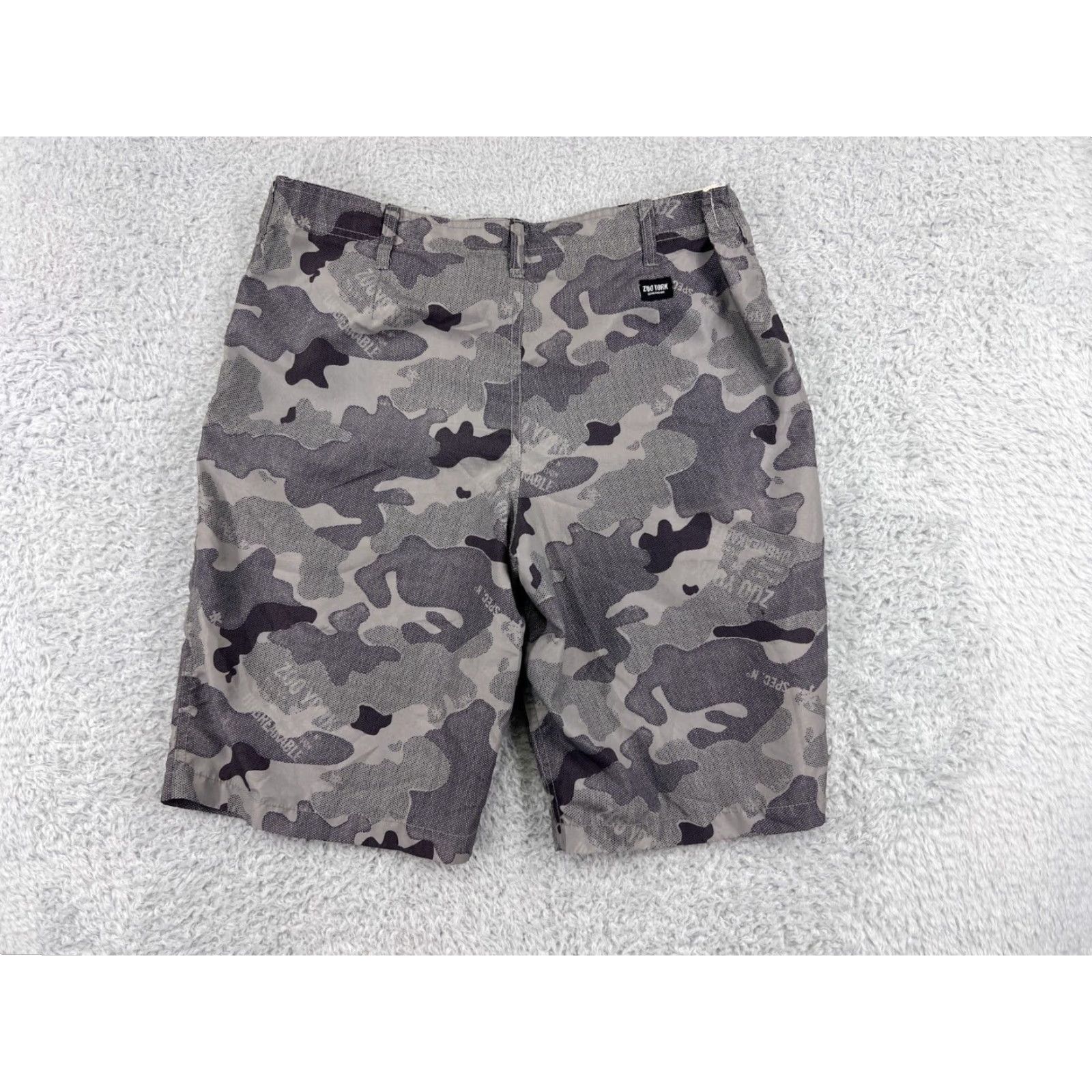 Zoo York Zoo York Men Shorts 34 Gray Urban Camo Chino 100% Polyester Skate Surf Casual Modern Mens Size US 34 / EU 50 - 2 Thumbnail