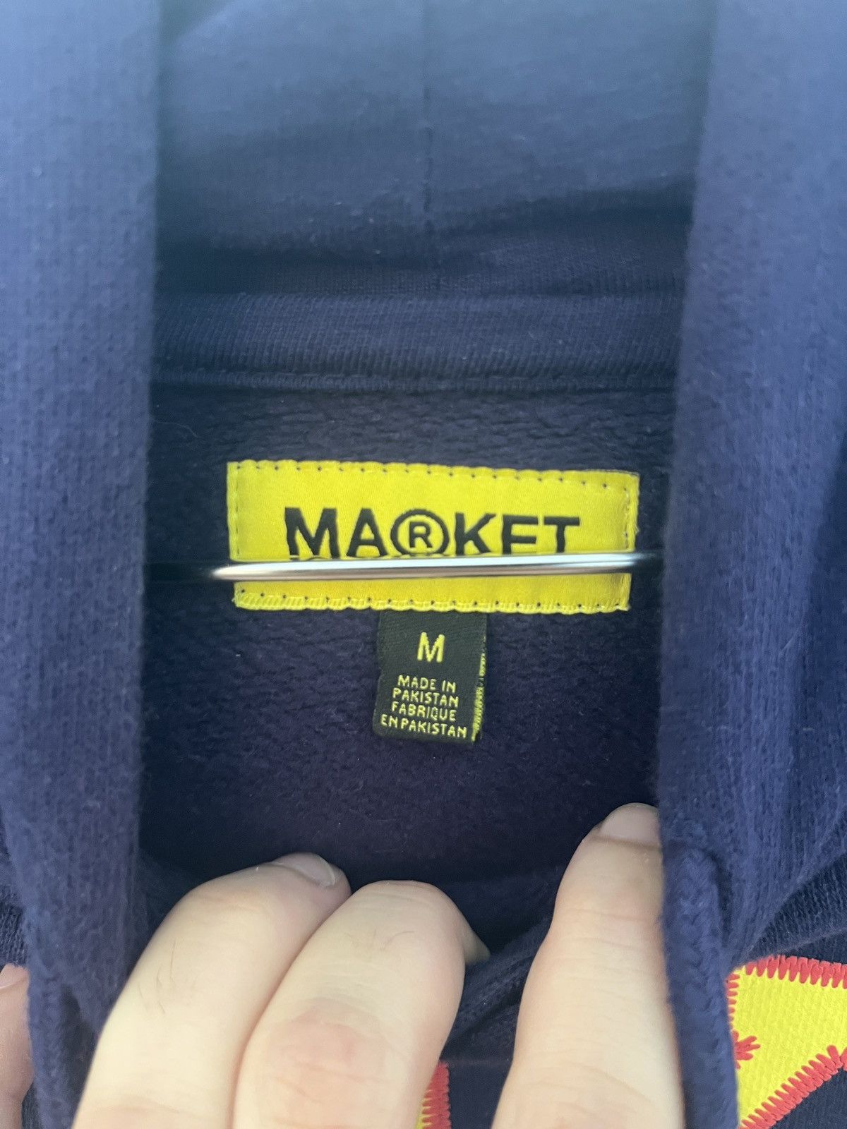Market Market puff print navy blue hoodie Size US M / EU 48-50 / 2 - 4 Thumbnail
