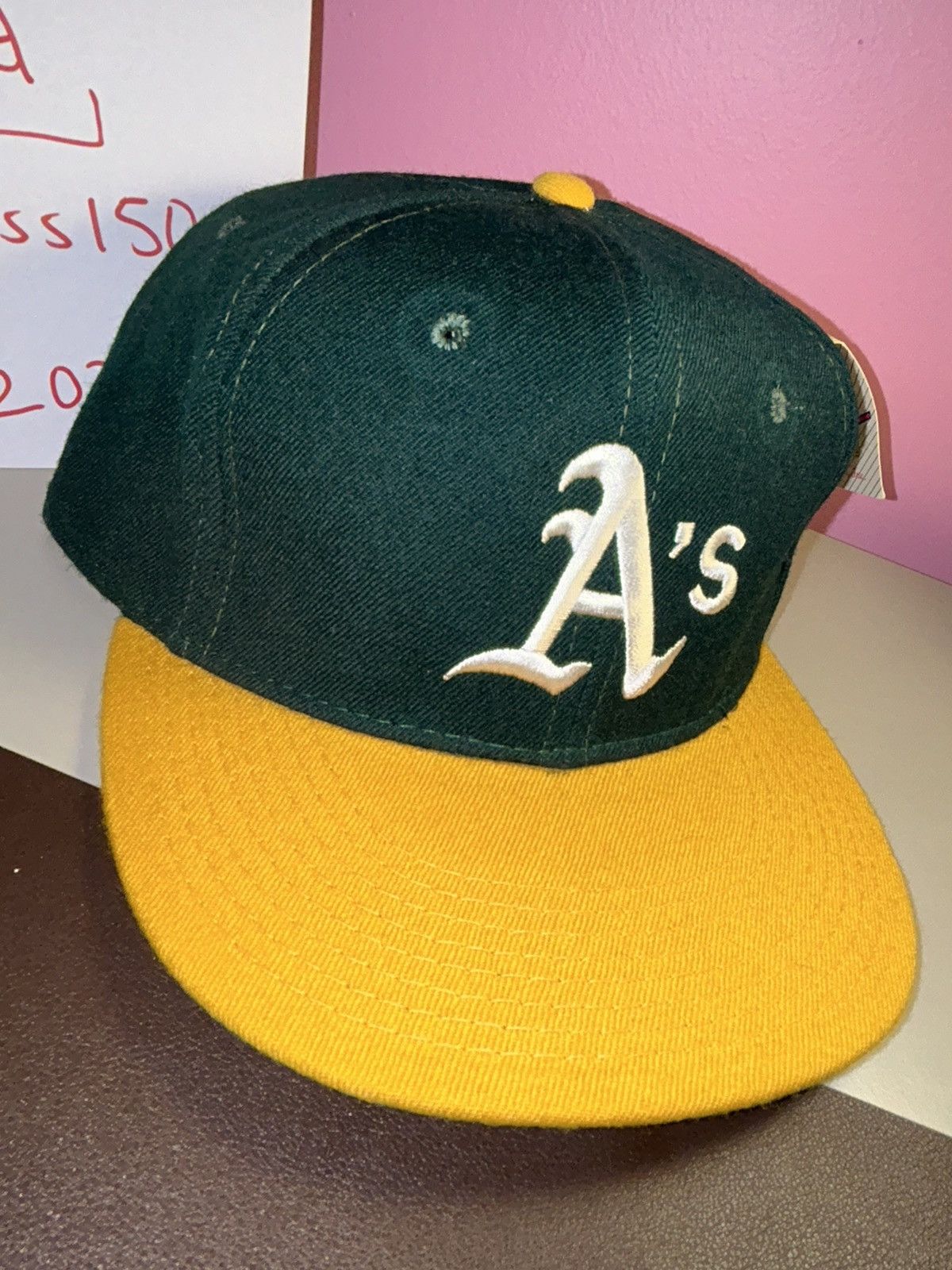 Vintage Vintage Oakland As 1990s size 73/4 Size ONE SIZE - 4 Thumbnail