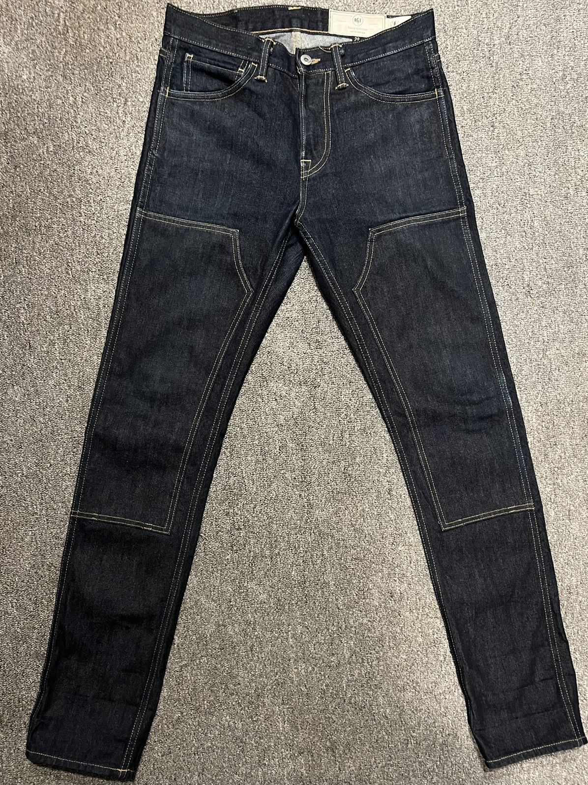 Rogue Territory ROGUE TERRITORY - STANTON DOUBLE KNEE 12OZ BROKEN TWILL Size US 29 - 1 Thumbnail