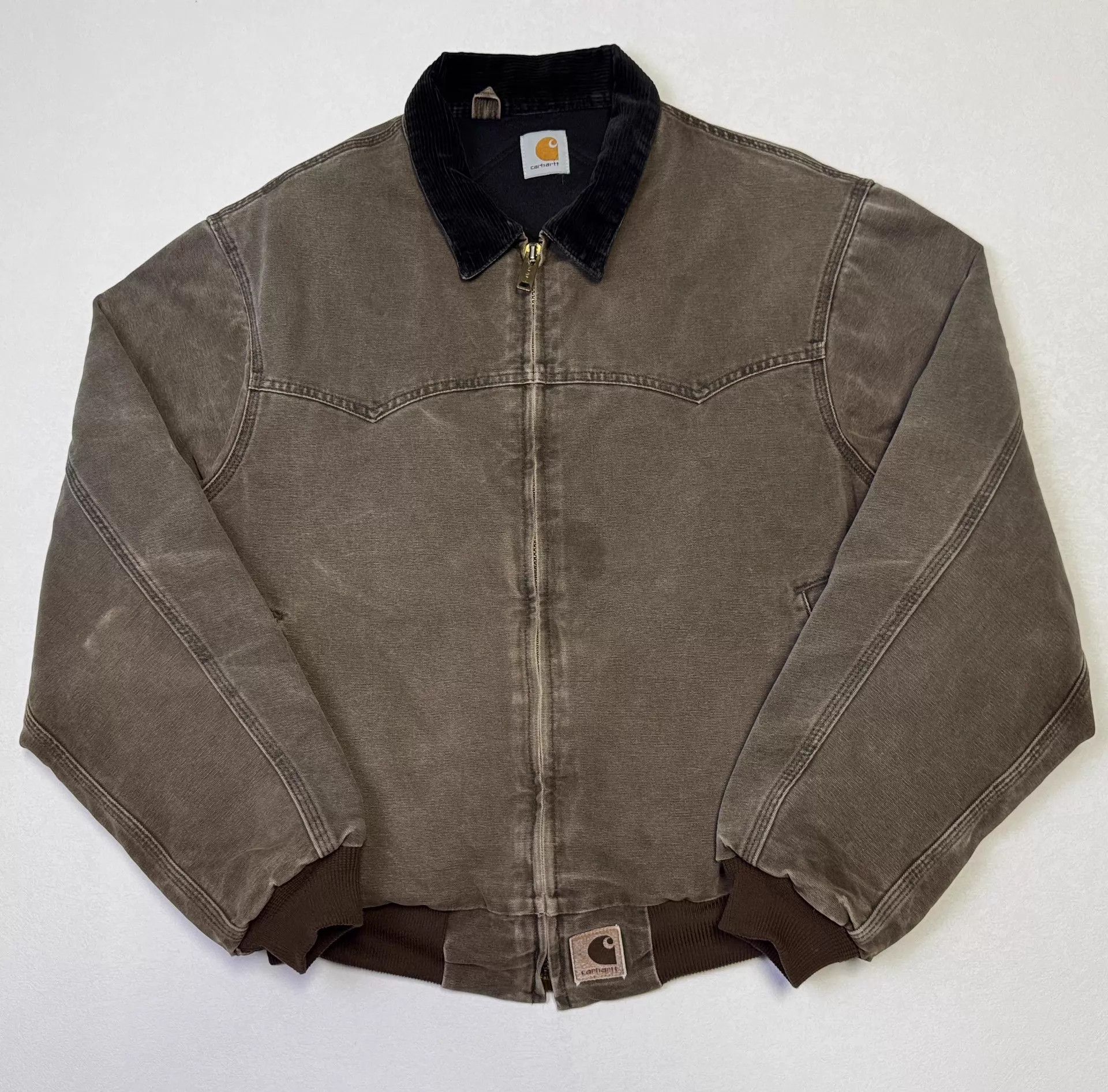 Carhartt Vintage Carhartt J14 Burgundy XL Santa Fe Jacket Size US XL / EU 56 / 4 - 2 Thumbnail