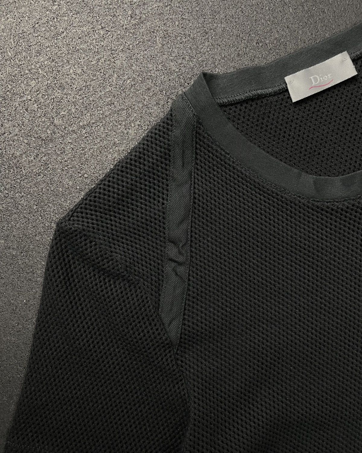 Dior × Hedi Slimane Dior Homme SS04 Mesh T-Shirt Size US S / EU 44-46 / 1 - 2 Thumbnail