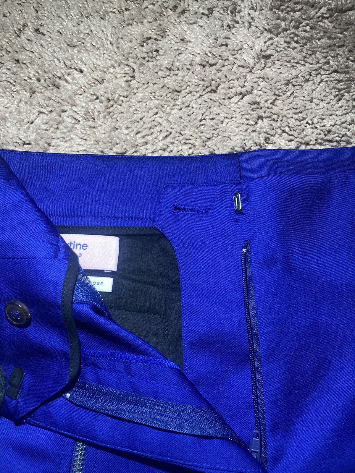 Martine Rose New SS21 Martine Rose Zipper Suit Pants Royal 2021 Size US 30 / EU 46 - 5 Thumbnail