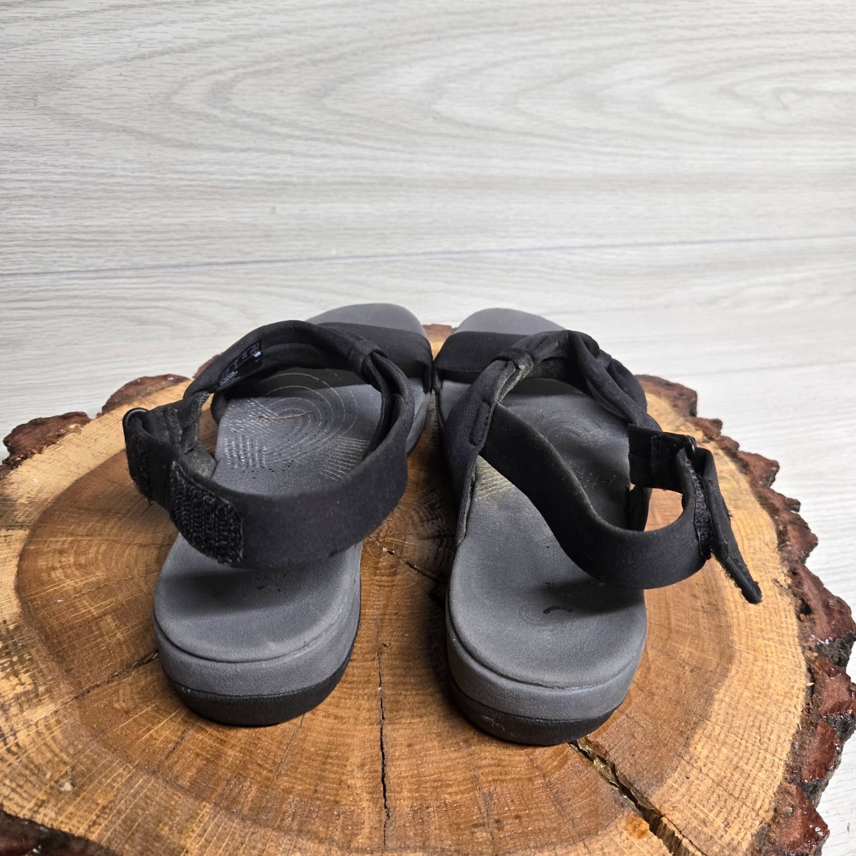 Clarks Cloudsteppers by Clarks Black Slingback Stretch Sandals Size 9 Womens Size US 9 / IT 39 - 4 Thumbnail