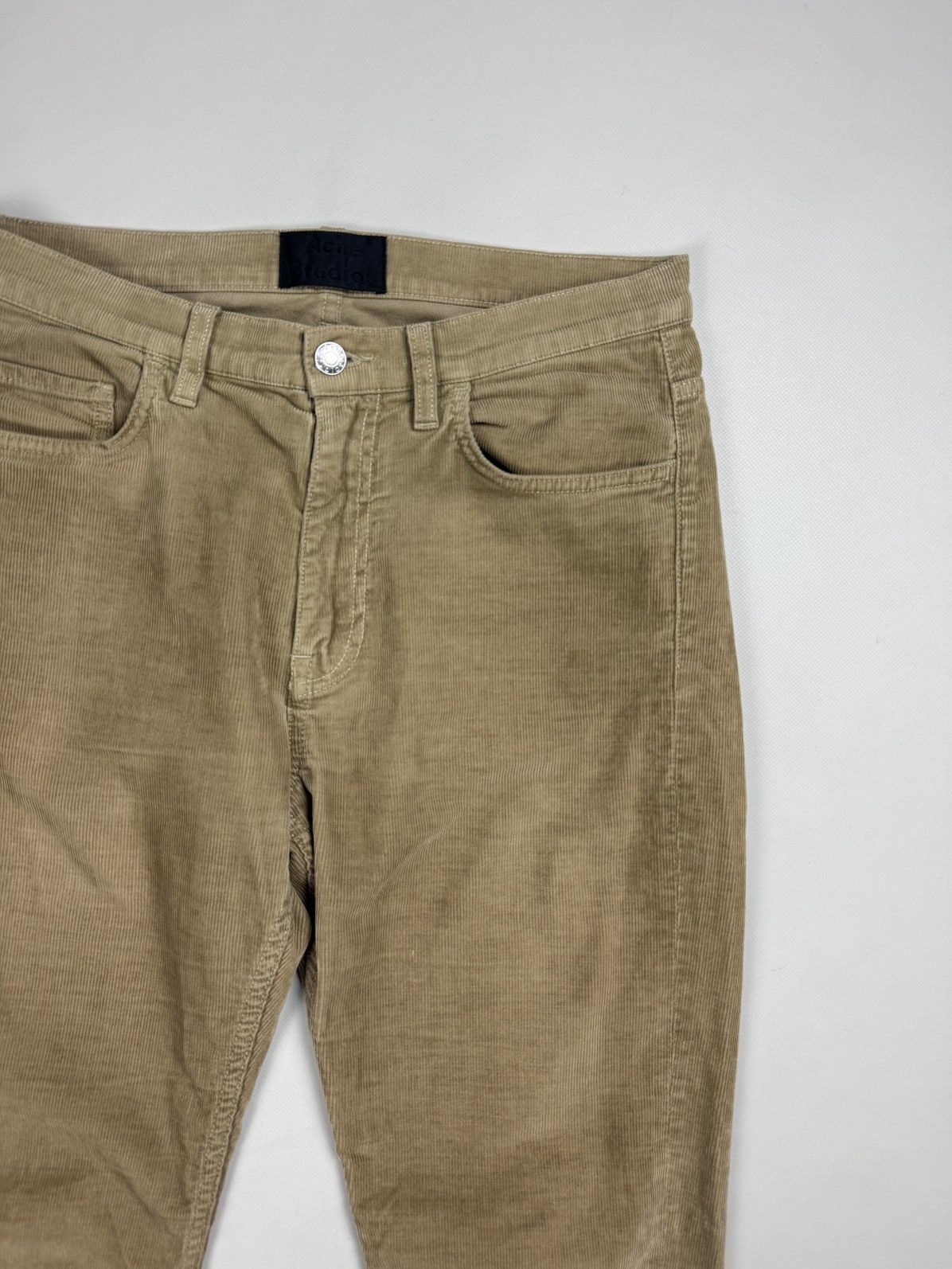 Acne Studios Acne Studios Men’s Town Khaki Cord Chino Pants Trousers Size US 30 / EU 46 - 9 Thumbnail