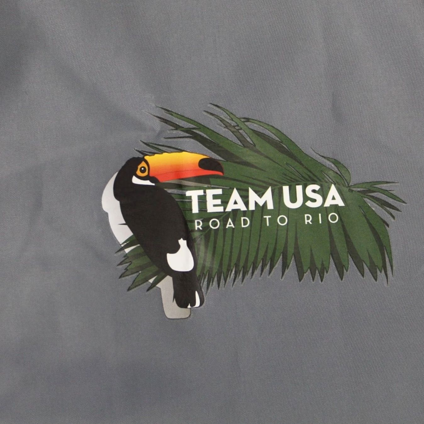Logo 7 Team USA Windbreaker Jacket Men L Gray 1/4 Zip Rio Olympics Logo Pullover Size US L / EU 52-54 / 3 - 4 Thumbnail