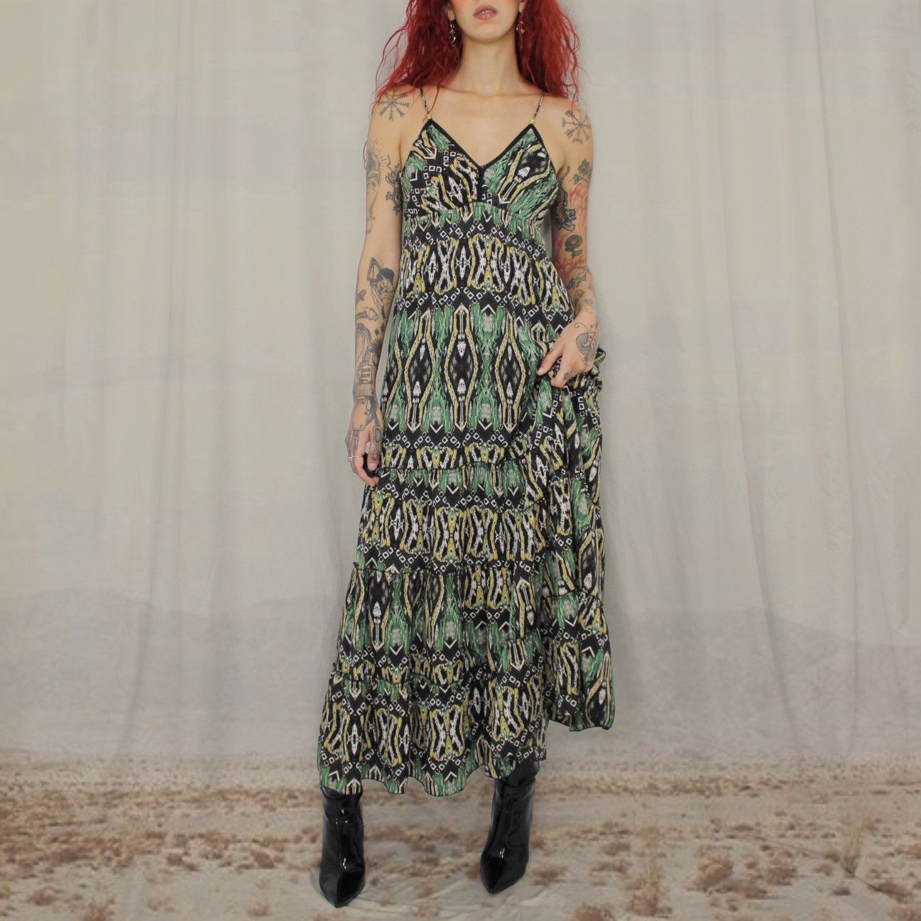 Other 🦚PEACOCK MAXI DRESS🦚 Size M / US 6-8 / IT 42-44 - 1 Thumbnail