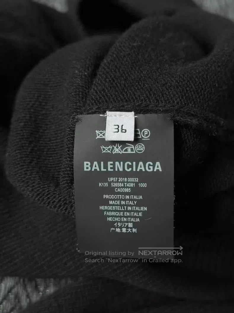 Balenciaga Balenciaga High Neck BB Cashmere Knitwear Size XS / US 0-2 / IT 36-38 - 4 Thumbnail