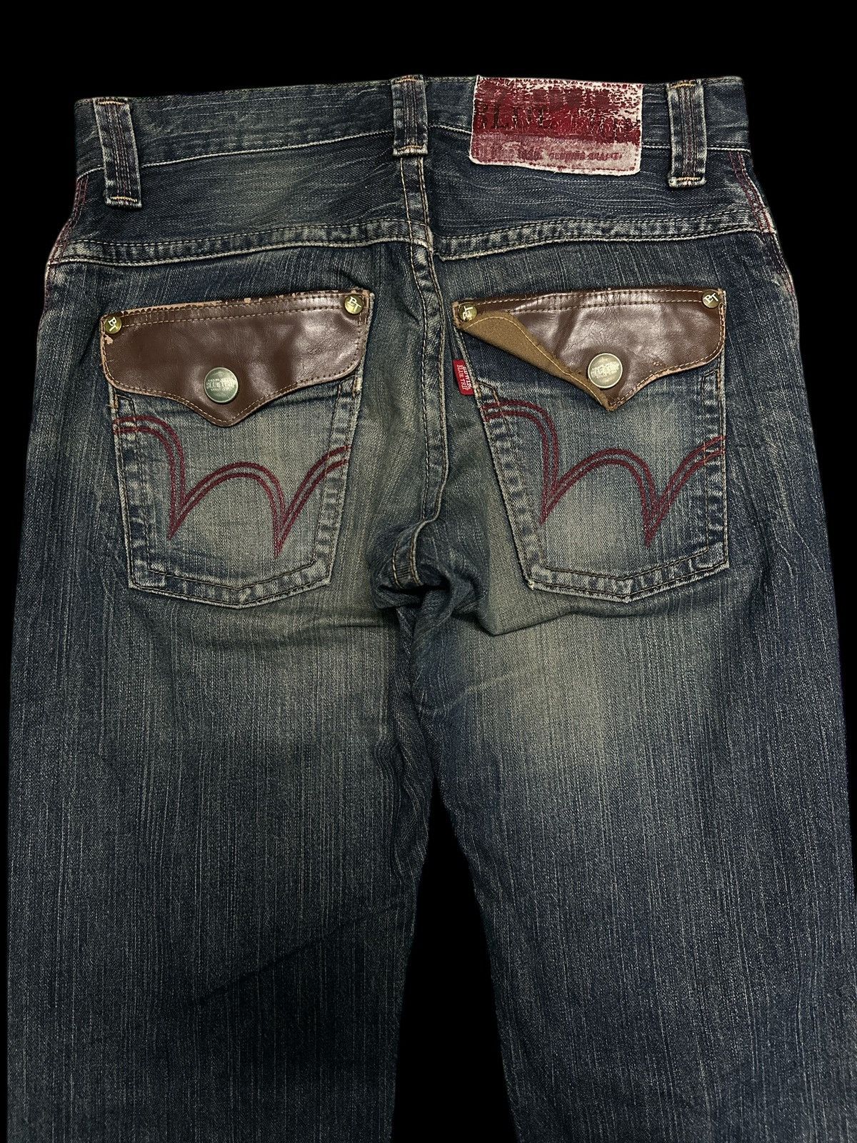 If Six Was Nine Distress Denim Edwin Vintage Blue Trip 💥 Size US 32 / EU 48 - 6 Thumbnail