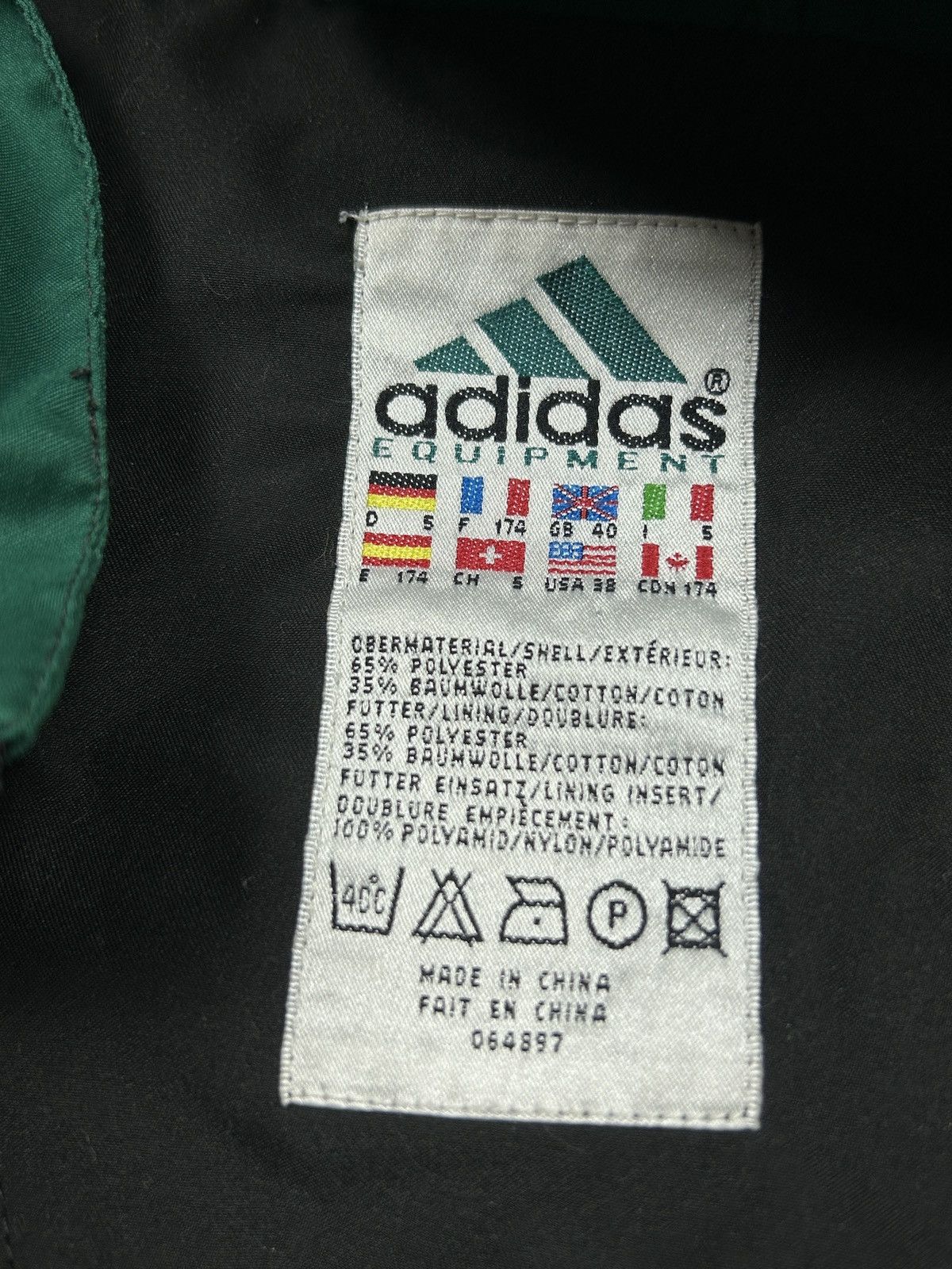 Adidas Adidas Equipment vintage zip up tracksuit Size US M / EU 48-50 / 2 - 8 Thumbnail